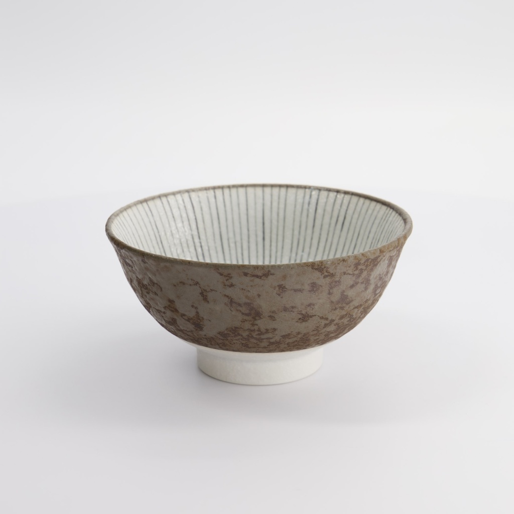 Satomaki Tokusa Bowl Rim 16x8cm 600ml 33178 6/48 Gift
