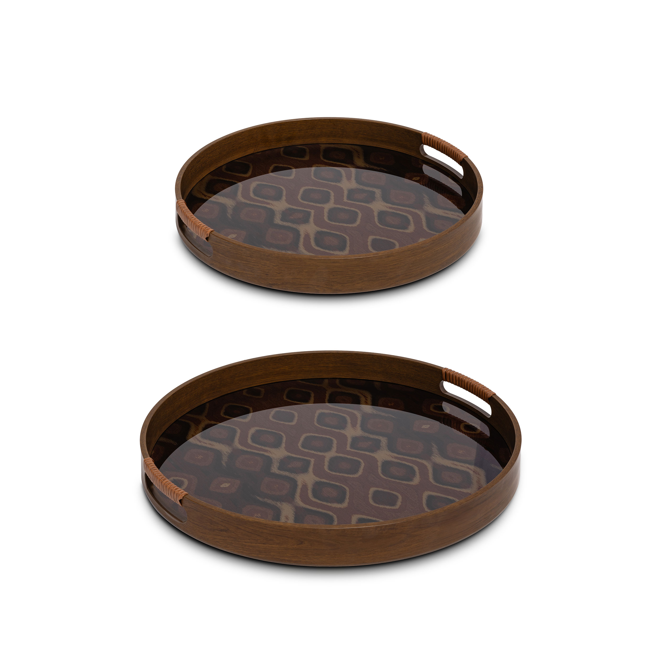 Galateo Peacock Set 2 Tray Gift