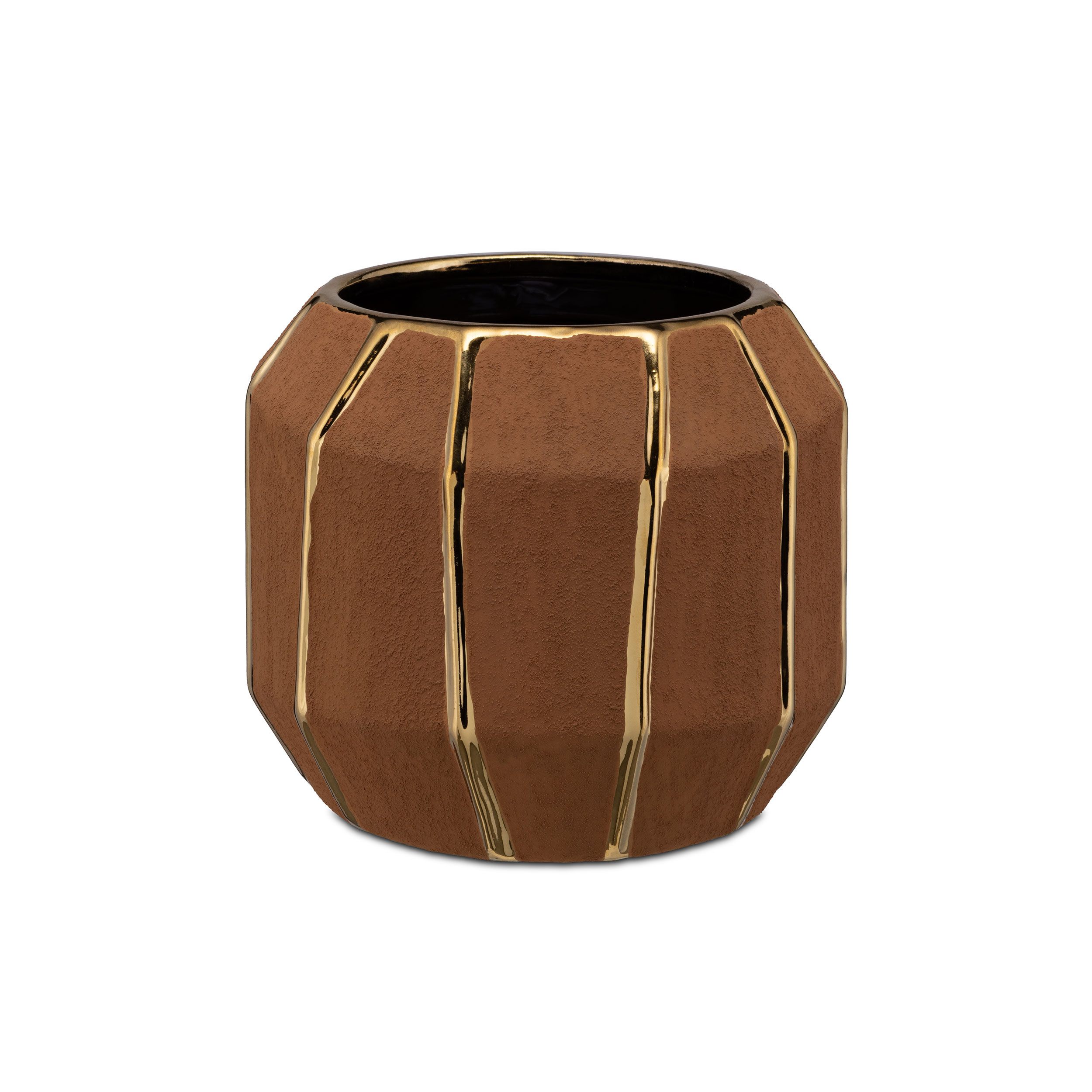 Kintsugi Cachepot Cacao Gold S Gift