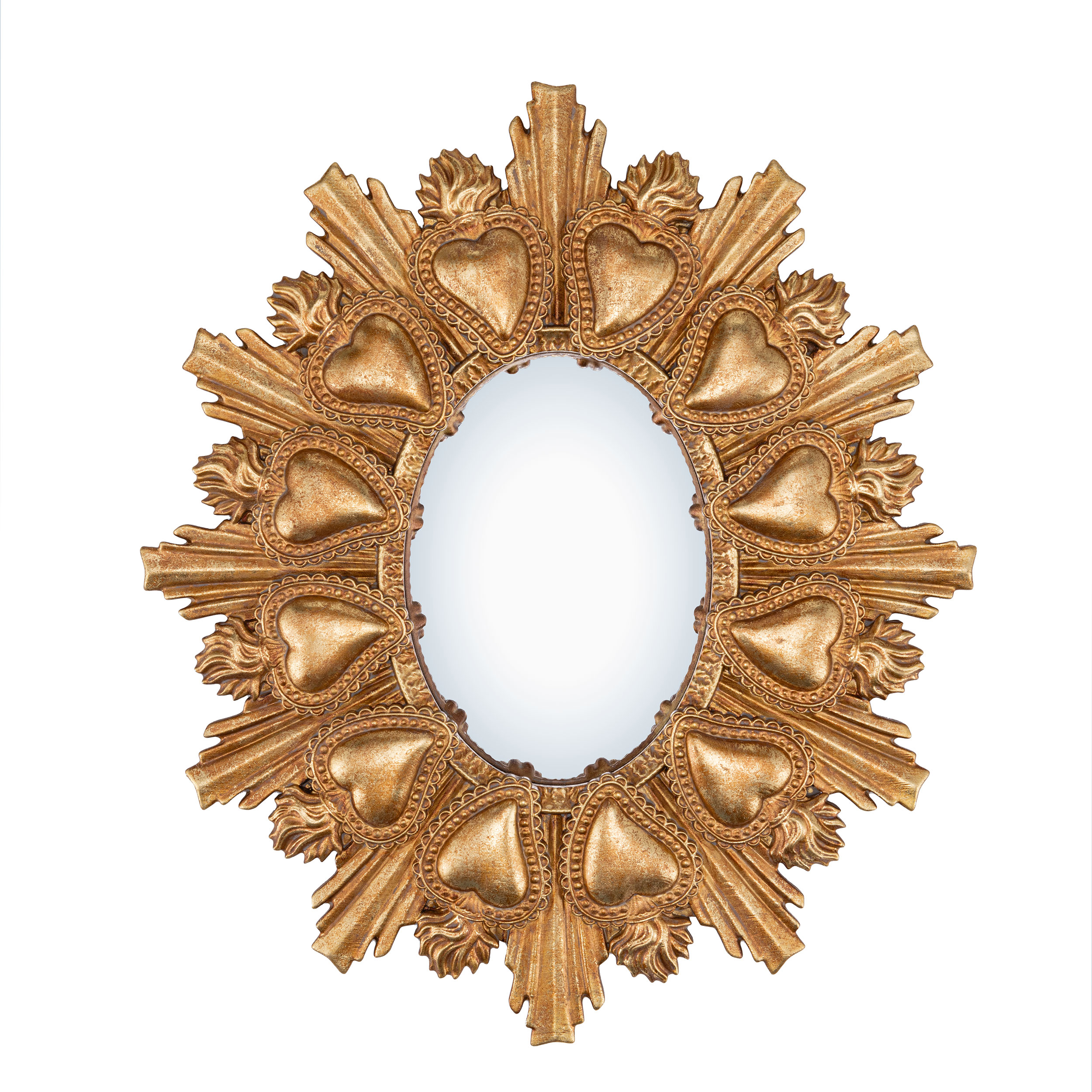 Reame Oval Mirror Heartes Gift