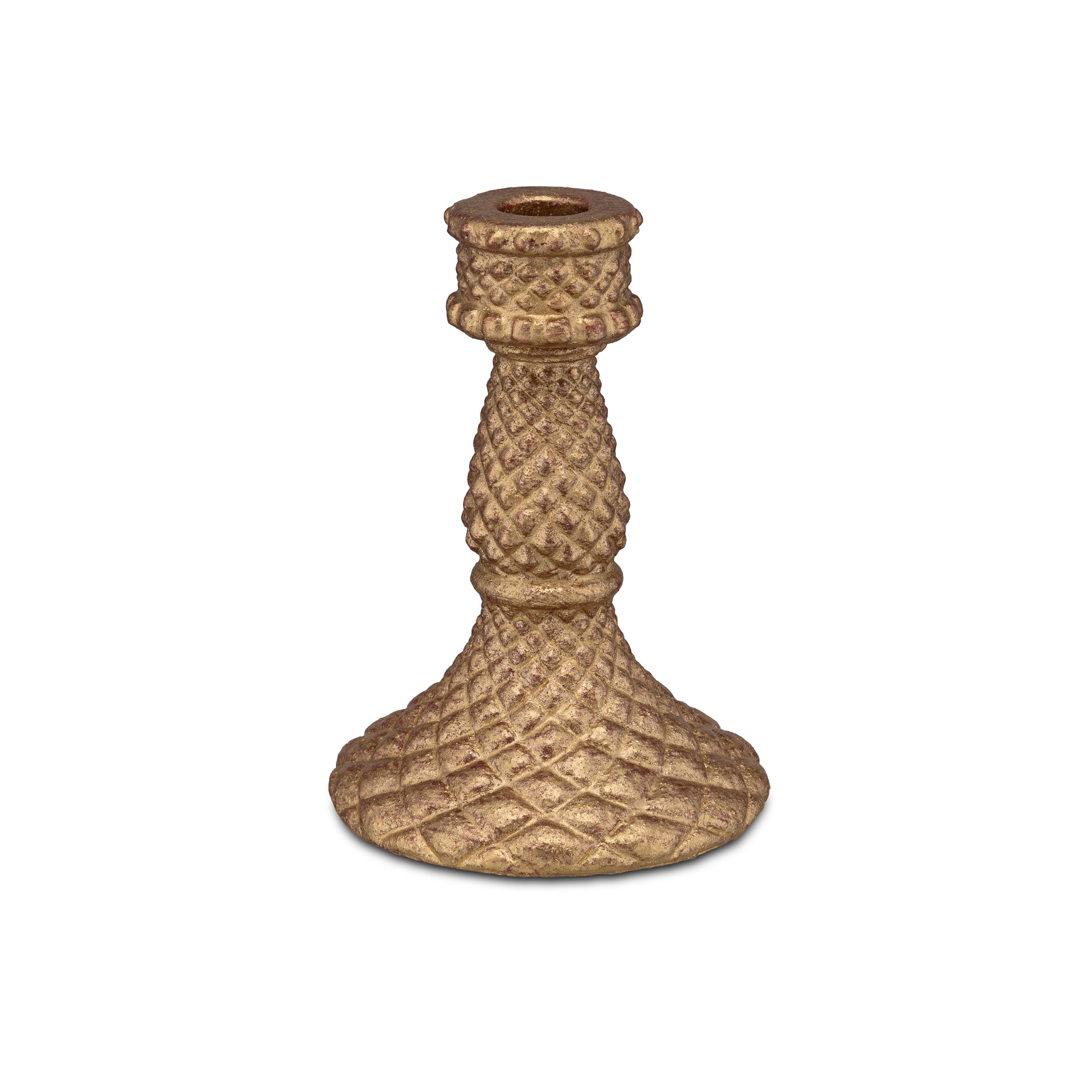 Faccioluce Cand Holder  Gold Red M Gift