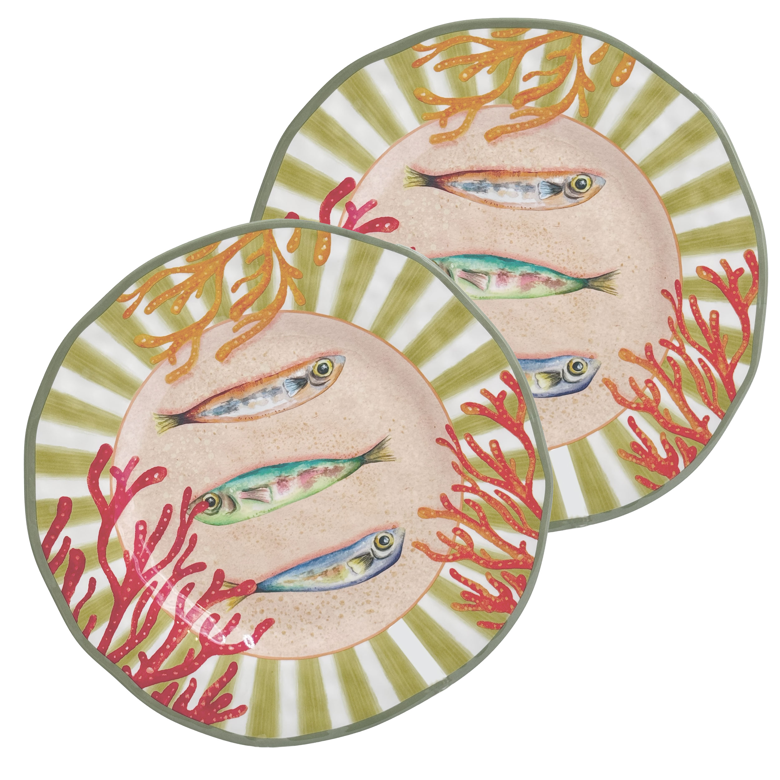 Litorale Set 2 Dinner Plates 27cm Gift
