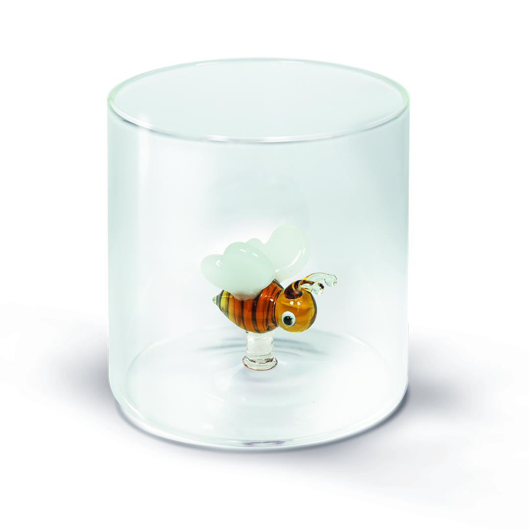 Glass In Borosilicate Glass Capacity 250 Ml Bee Decoration Gift