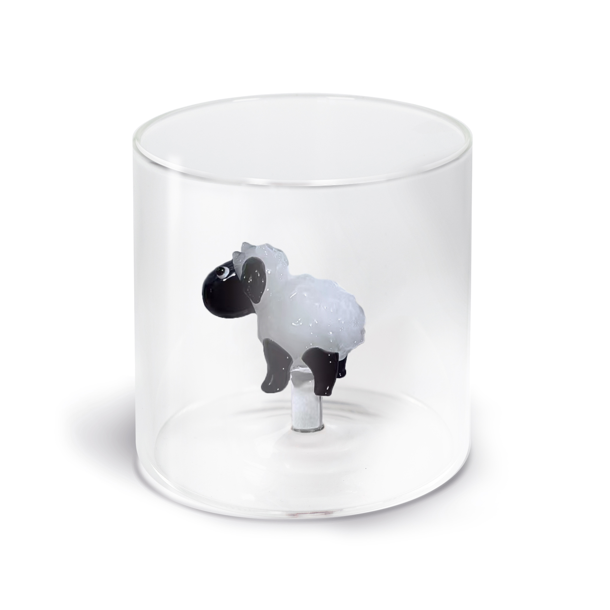 Glass In Borosilicate Glass Capacity 250 Ml Sheep Decoration Gift