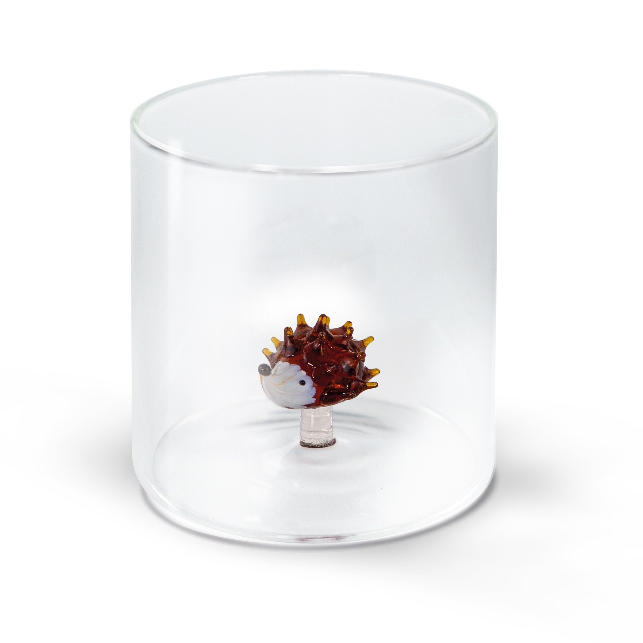 Glass In Borosilicate Glass Capacity 250 Ml Hedgehog Decoration Gift