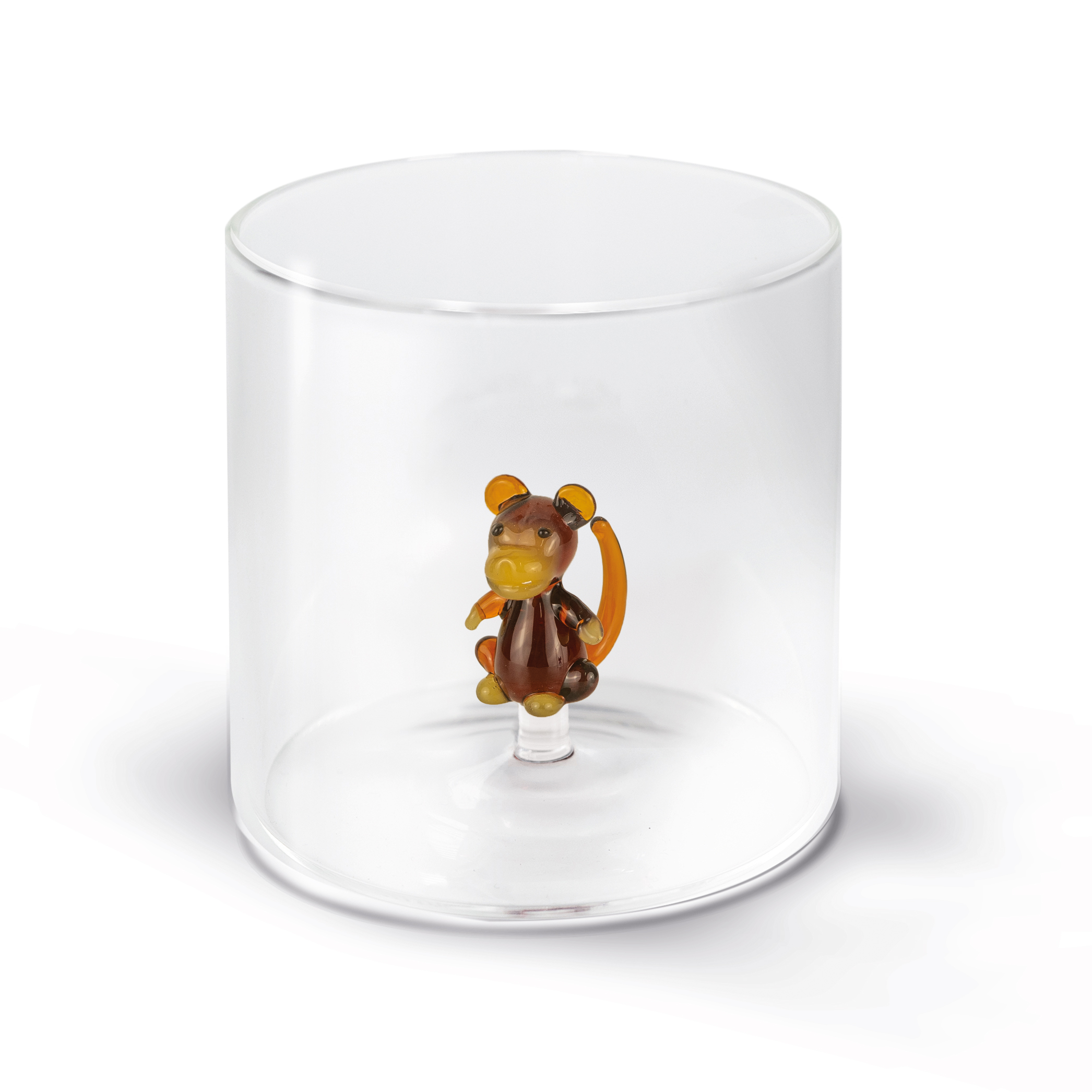 Glass In Borosilicate Glass Capacity 250 Ml Monkey Decoration Gift