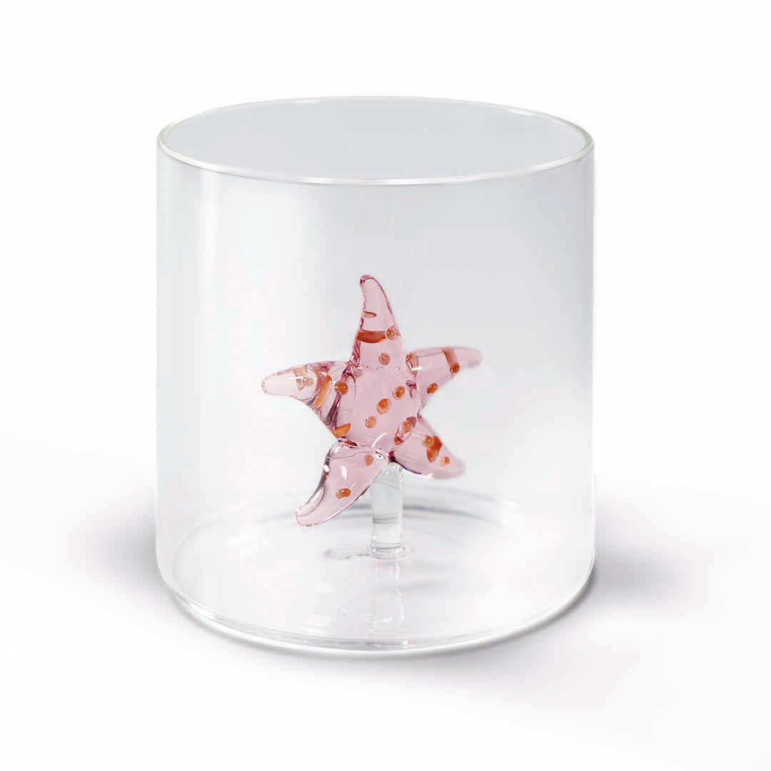 Glass In Borosilicate Glass Capacity 250 Ml Starfish Decoration Gift