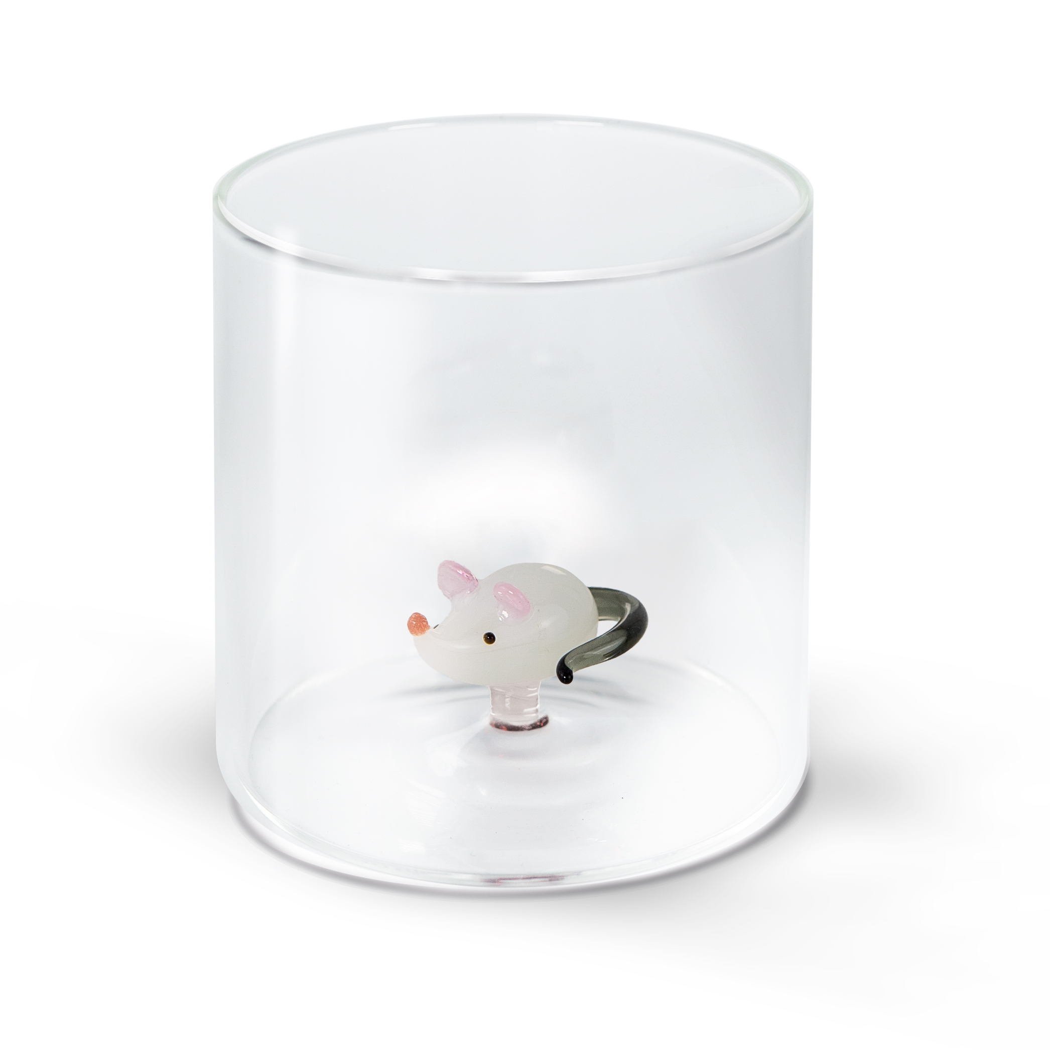 Glass In Borosilicate Glass Capacity 250 Ml Mouse Decoration Gift