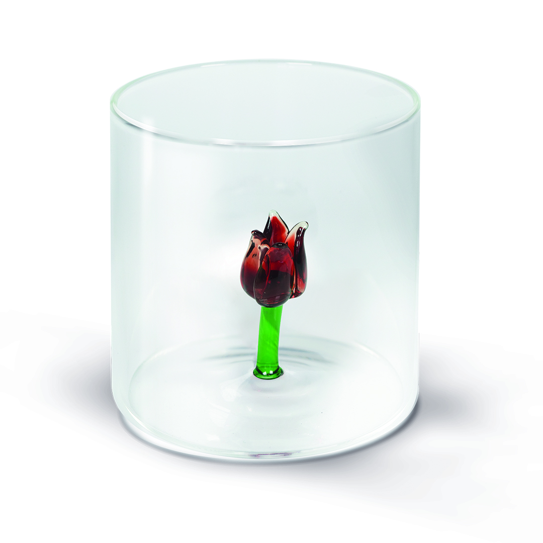Glass In Borosilicate Glass Capacity 250 Ml Tulip Decoration Gift