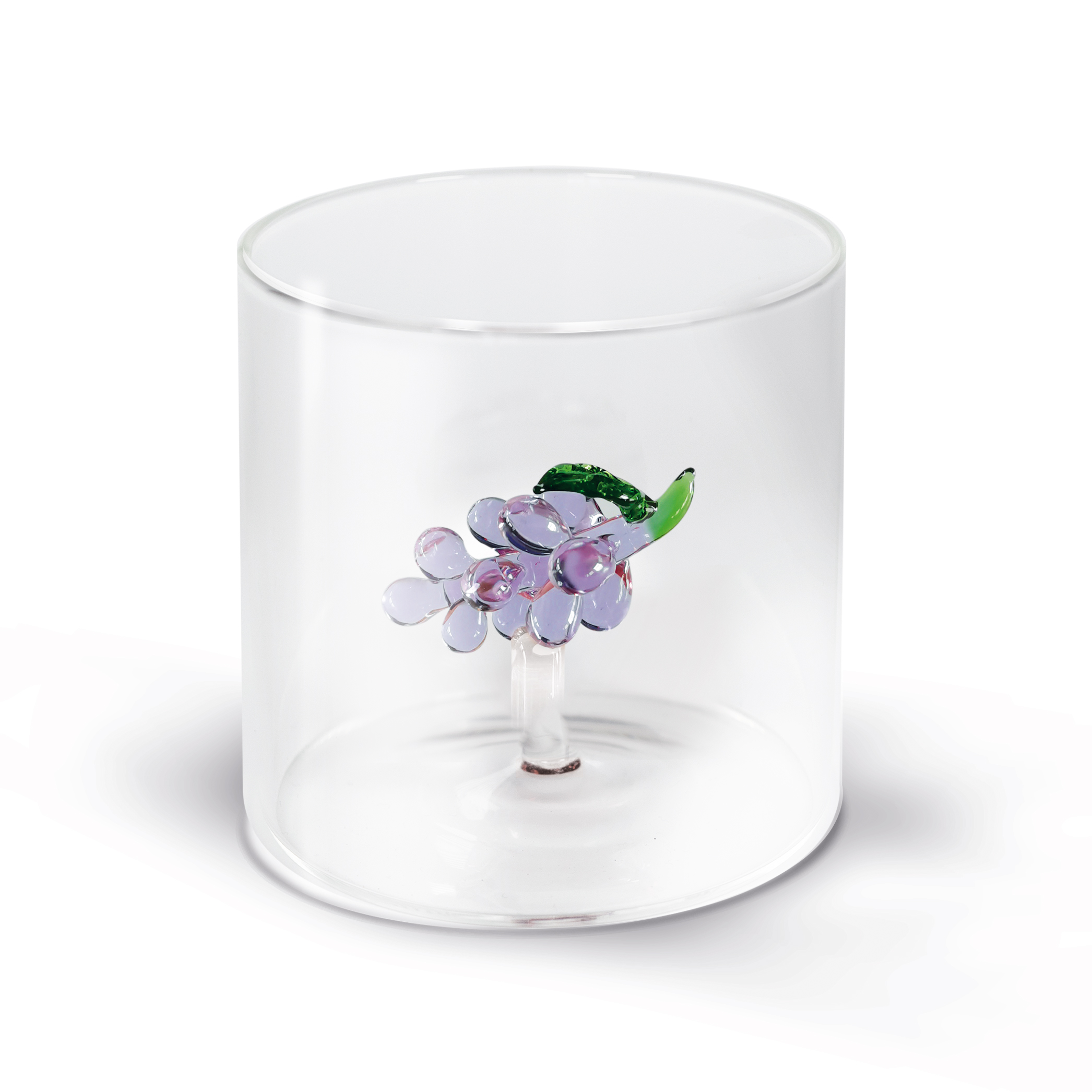 Glass In Borosilicate Glass Capacity 250 Ml Grapes Decoration Gift