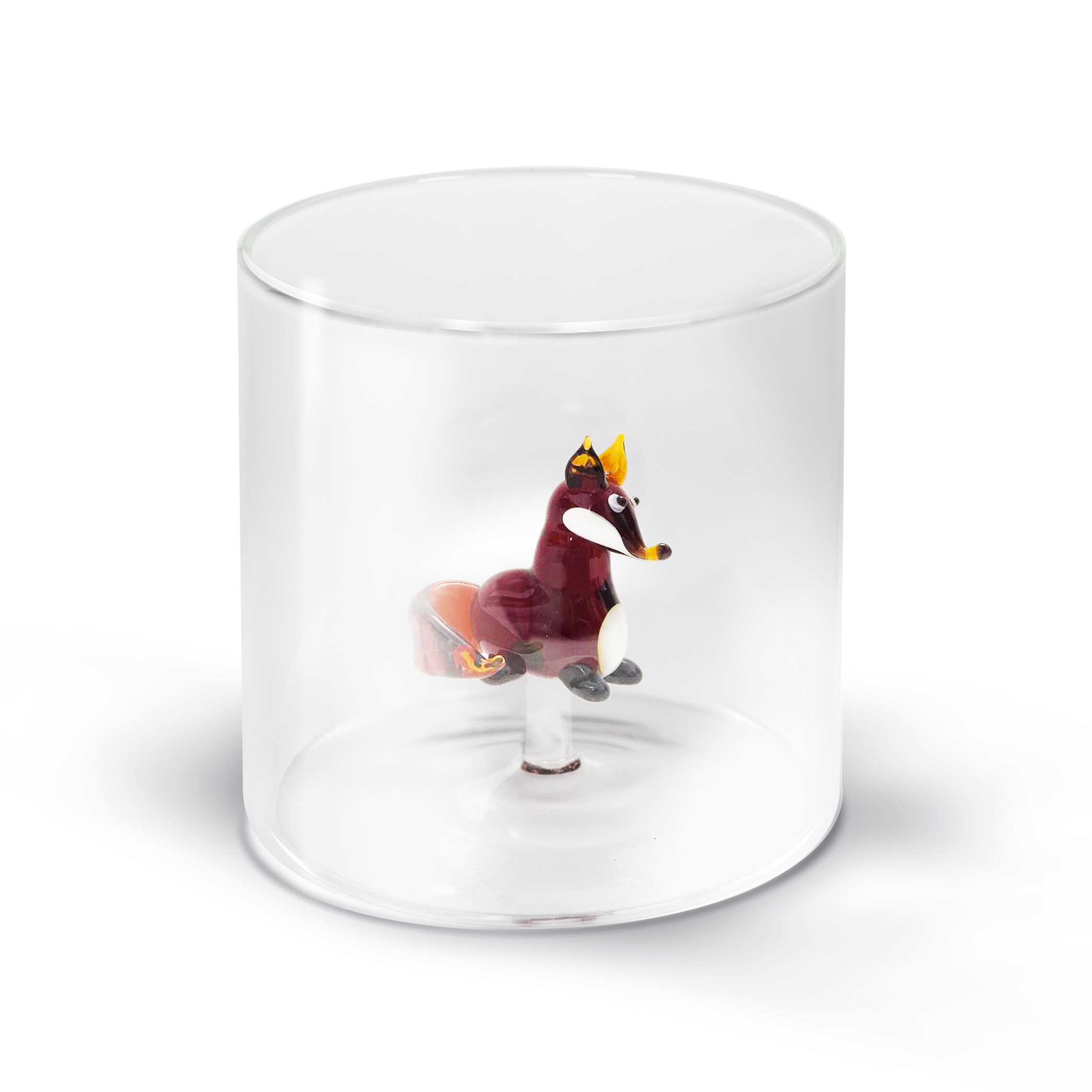 Glass In Borosilicate Glass Capacity 250 Ml Fox Decoration Gift