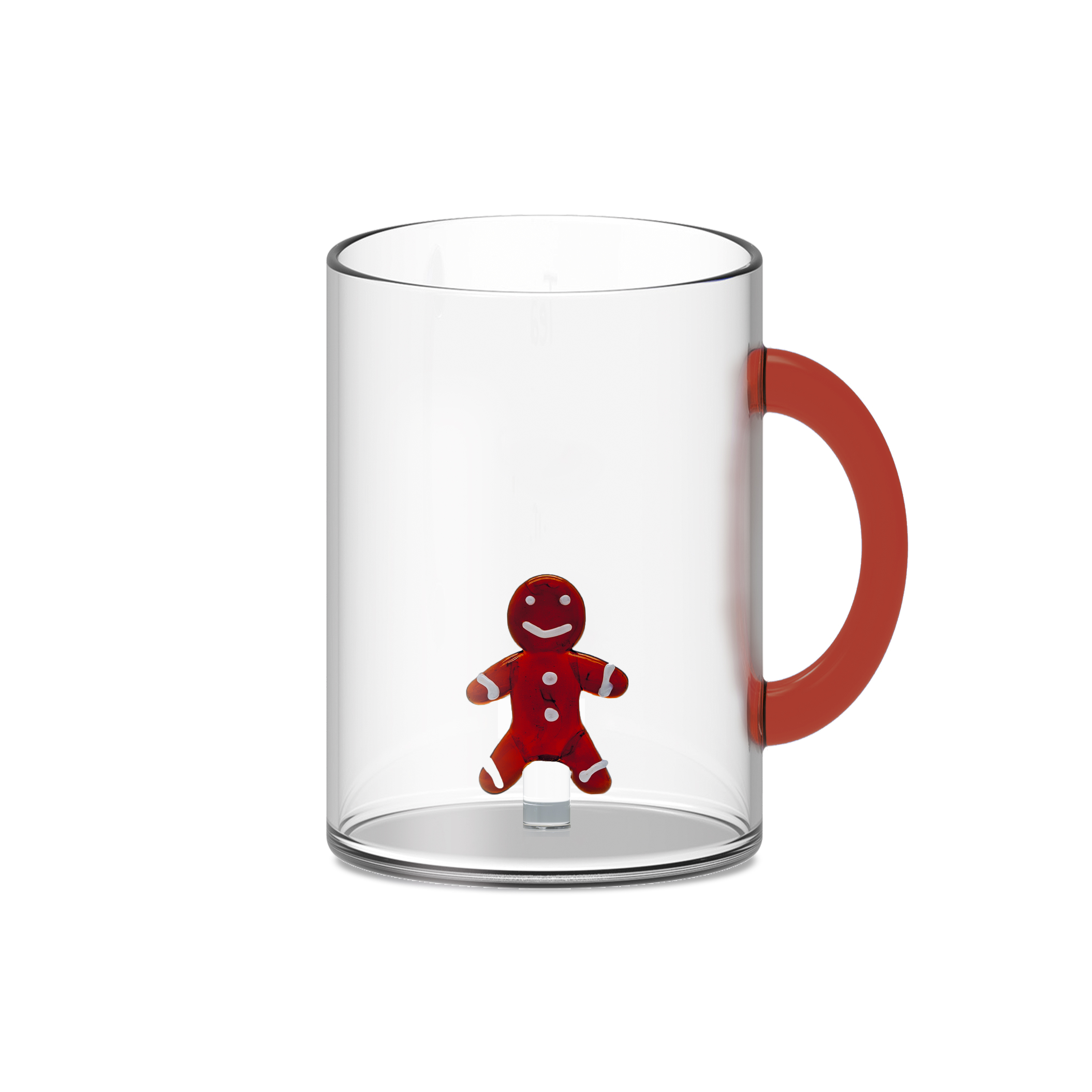 Borosilicate Glass Mug Cap420 Ml Gingerbread DÃ‰cor Gift