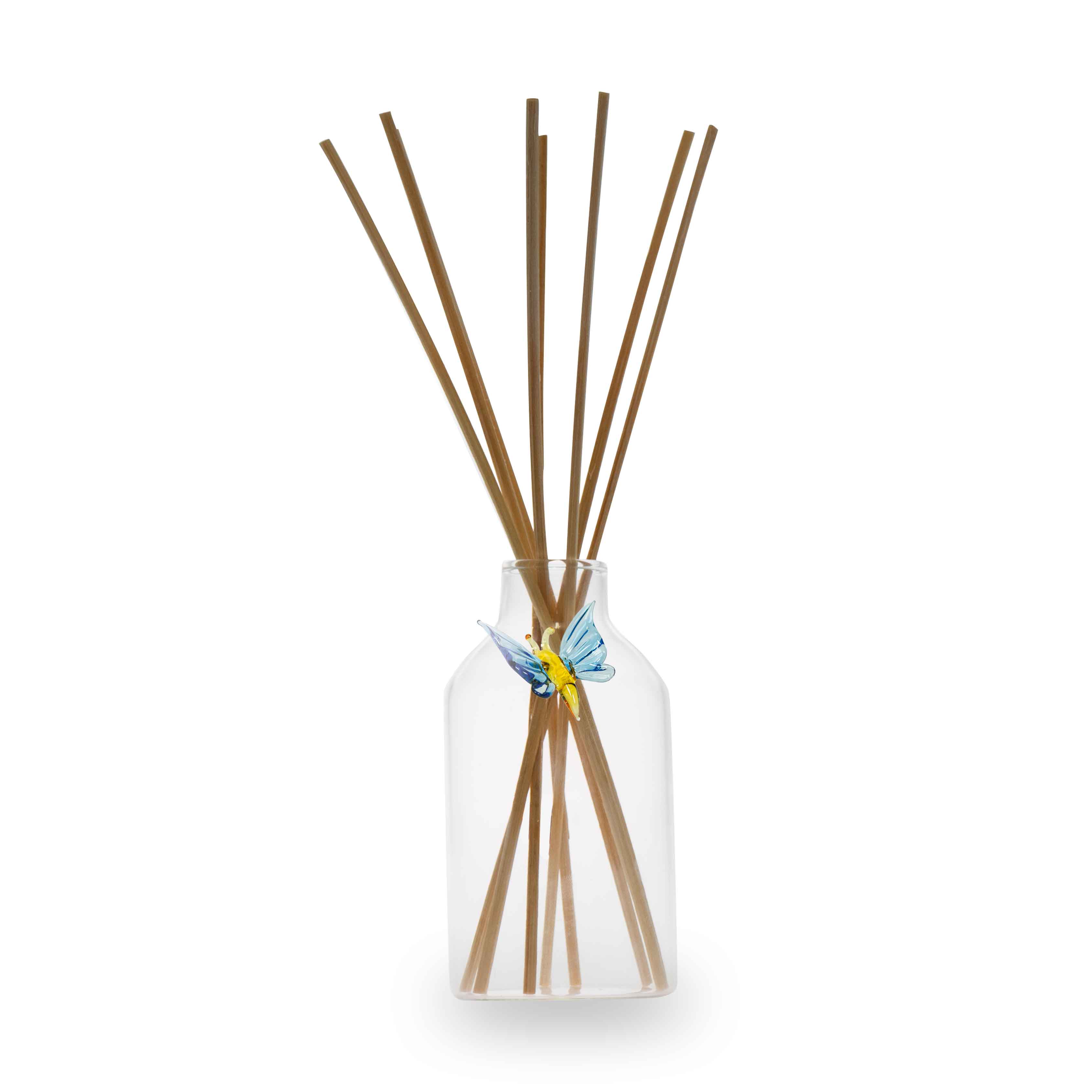 Glass Essence Diffuser With External Decoration Butterfly Decoration Gift