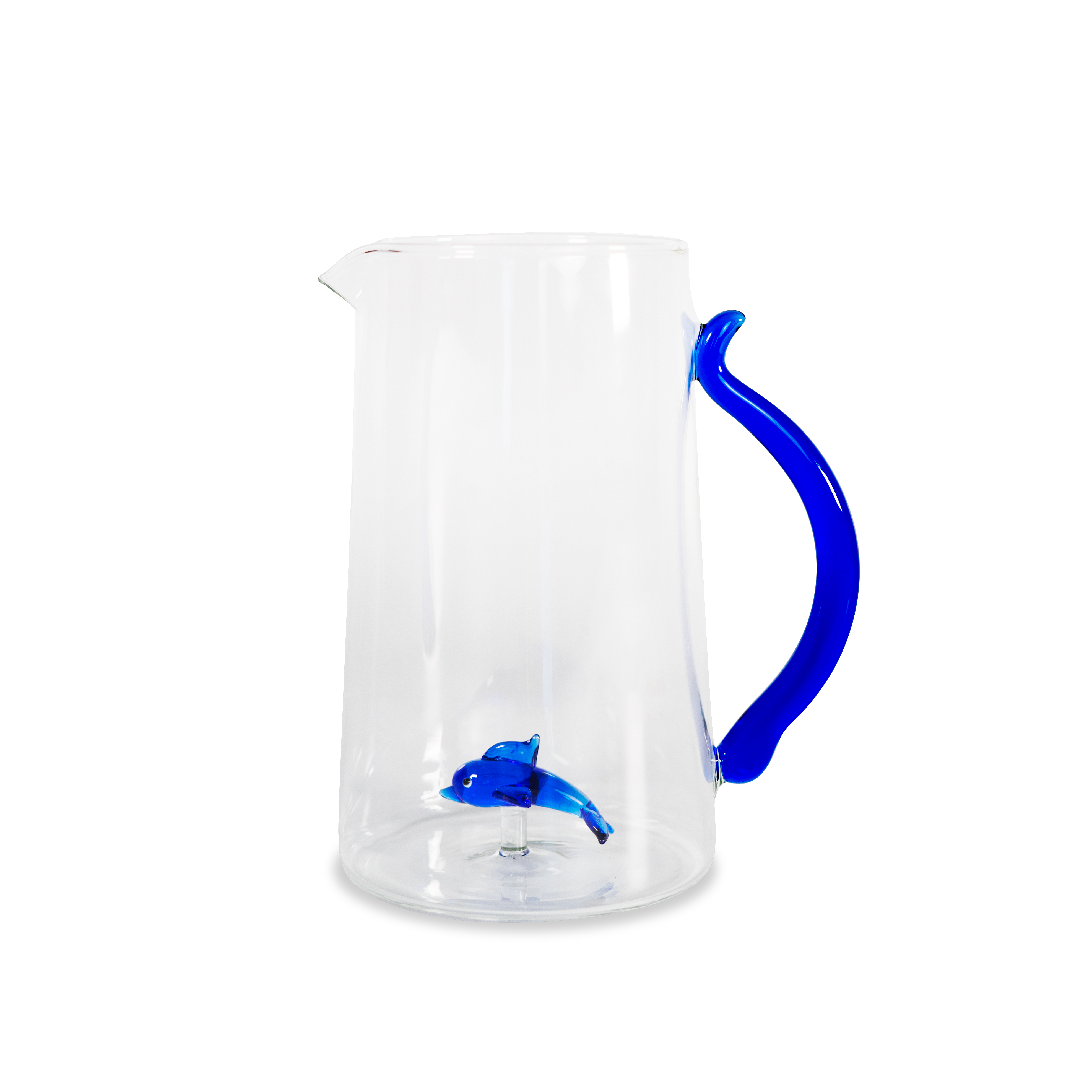 Borosilicate Glass Carafe Capacity 15 L Dolphin Decoration Gift