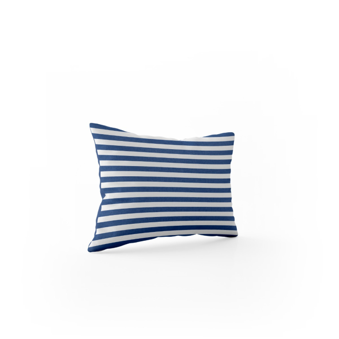 Inflatable Pillow With Microfiber Cover Color: Blue Gift