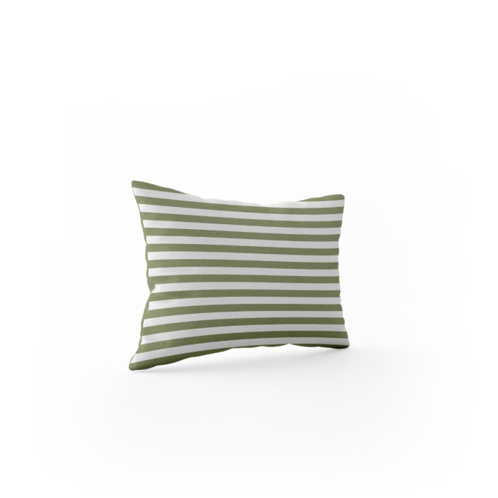 Inflatable Pillow With Microfiber Cover Olive Color Gift