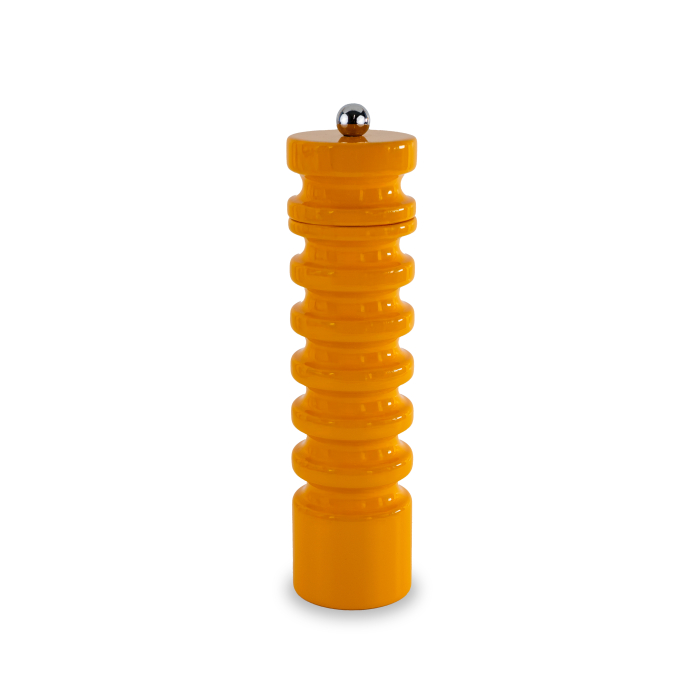 Pepper Mill With Ceramic Grinder Yellow Color Gift