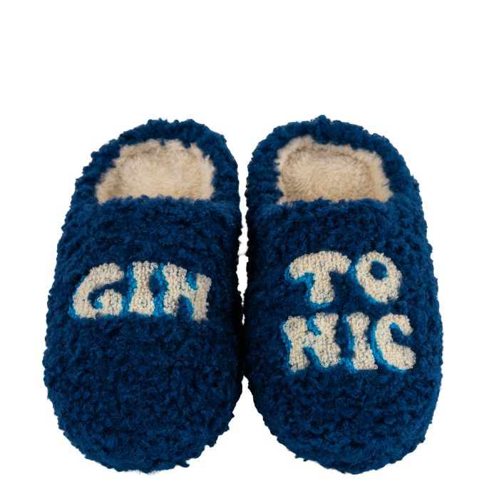 Gin Tonic Slippers Size M/l Gift