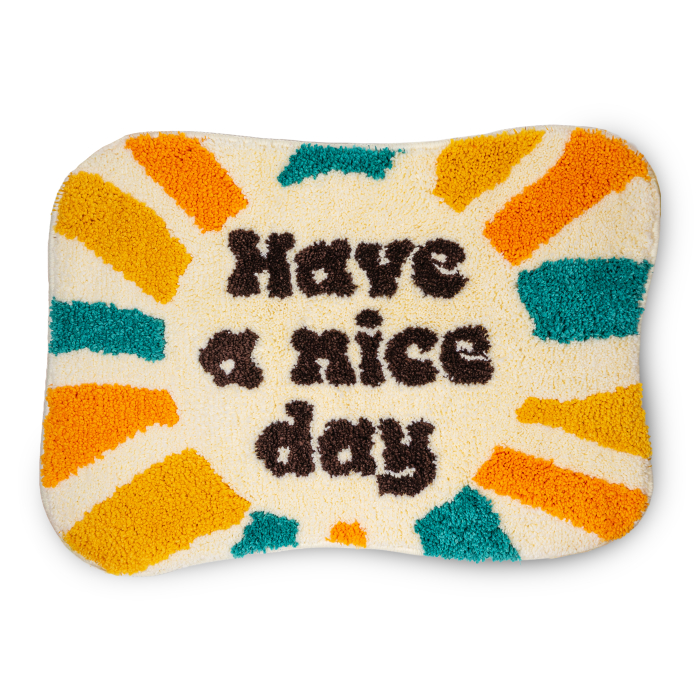 Colorful Rug Have A Nice Day Decor Gift