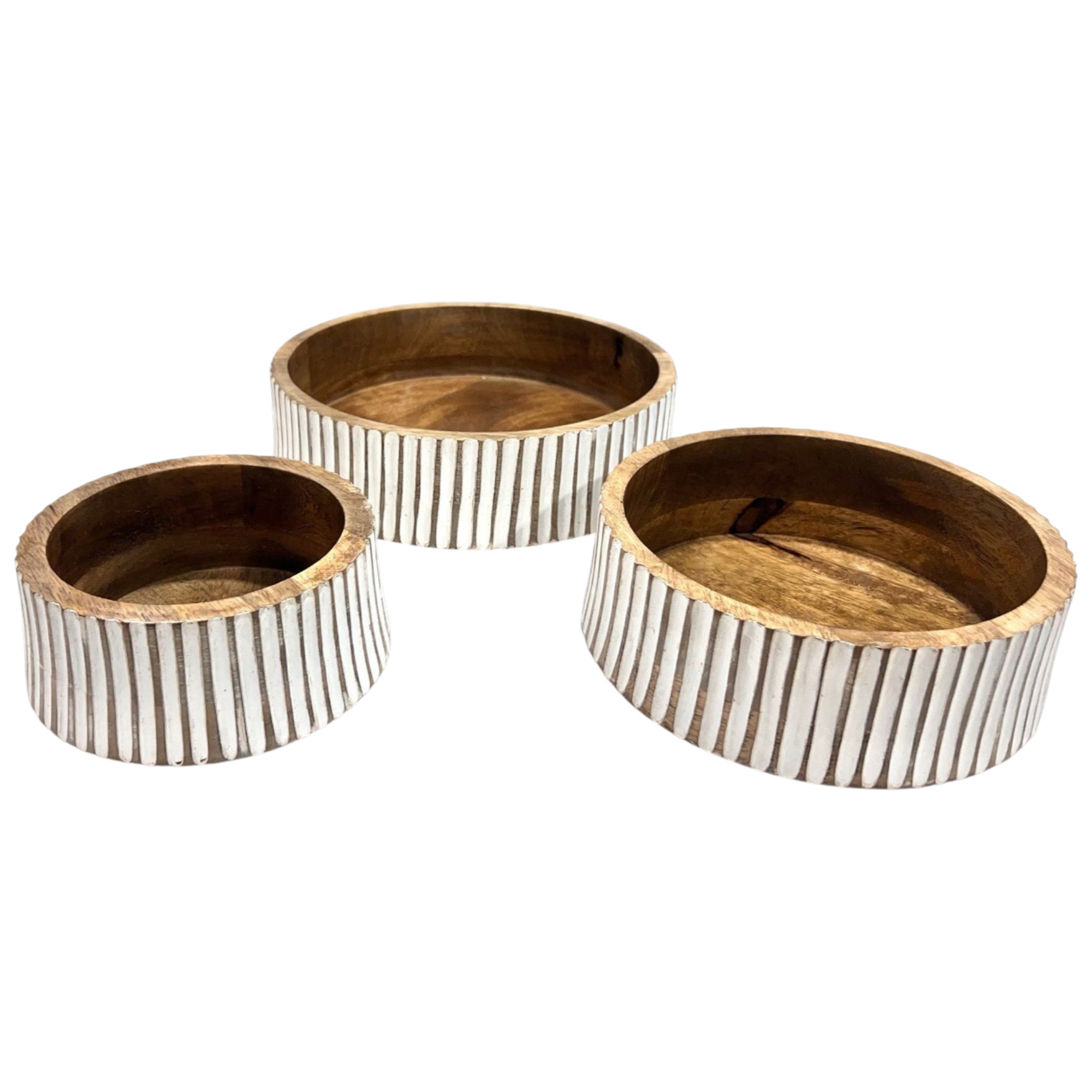 Wooden Bowl Set/3 Gift