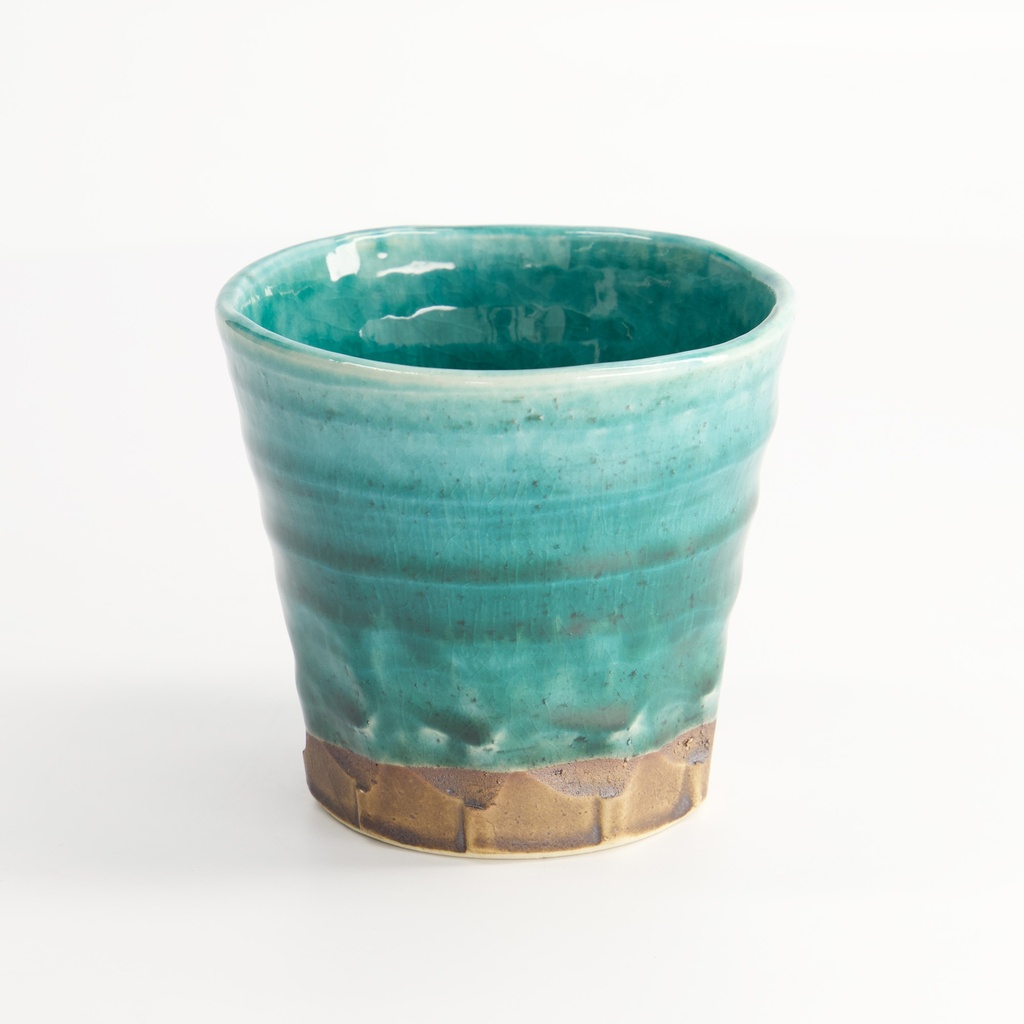Craft Tea Cup Green 9x9cm 300ml Ka-1 6/72 Gift
