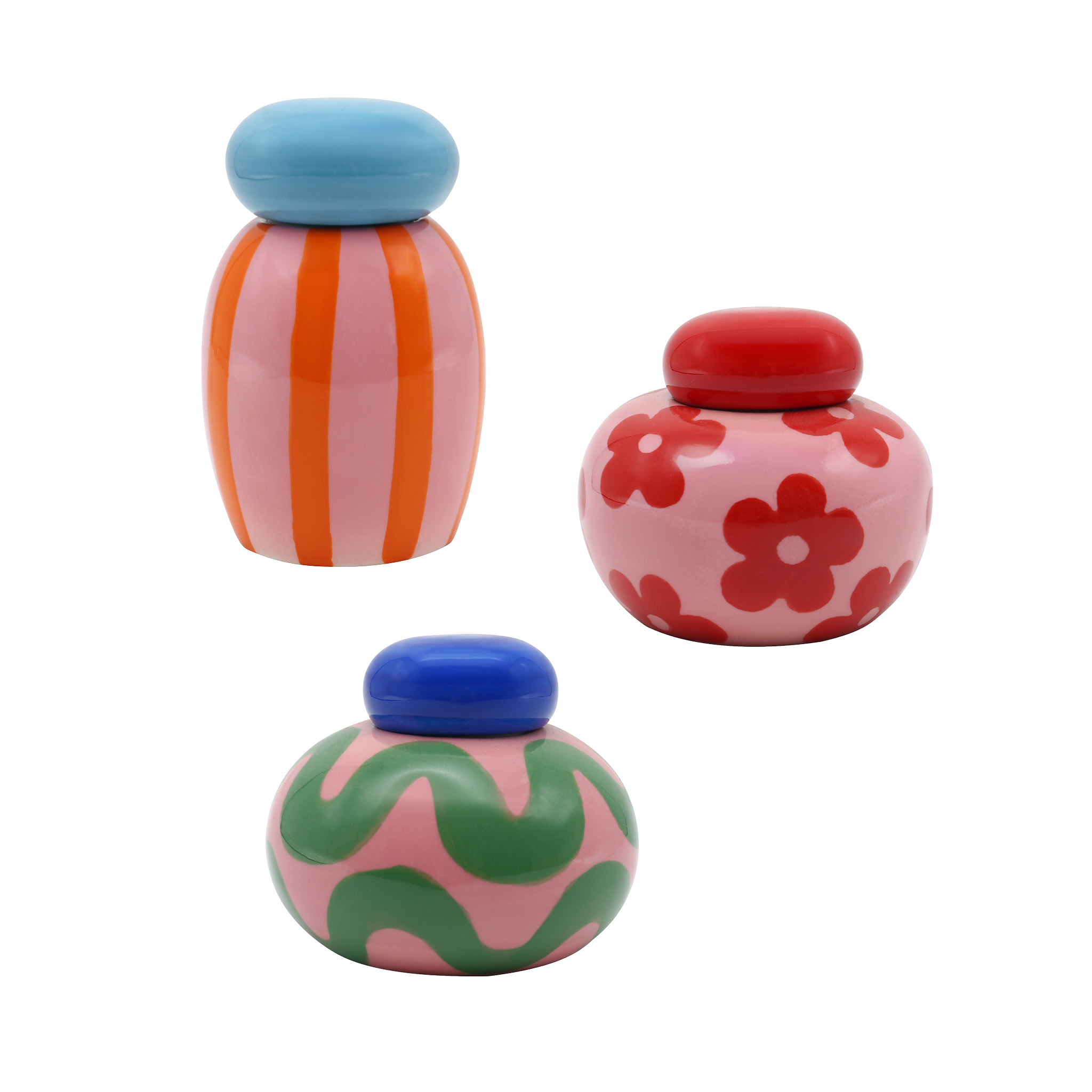 Storage Jar Simona - 3 Ass. Gift