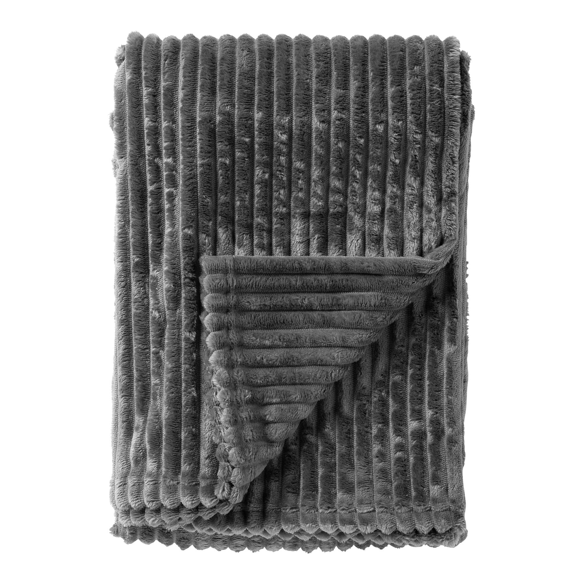 Plaid Marthy 140x180cm Charcoal Gray Gift