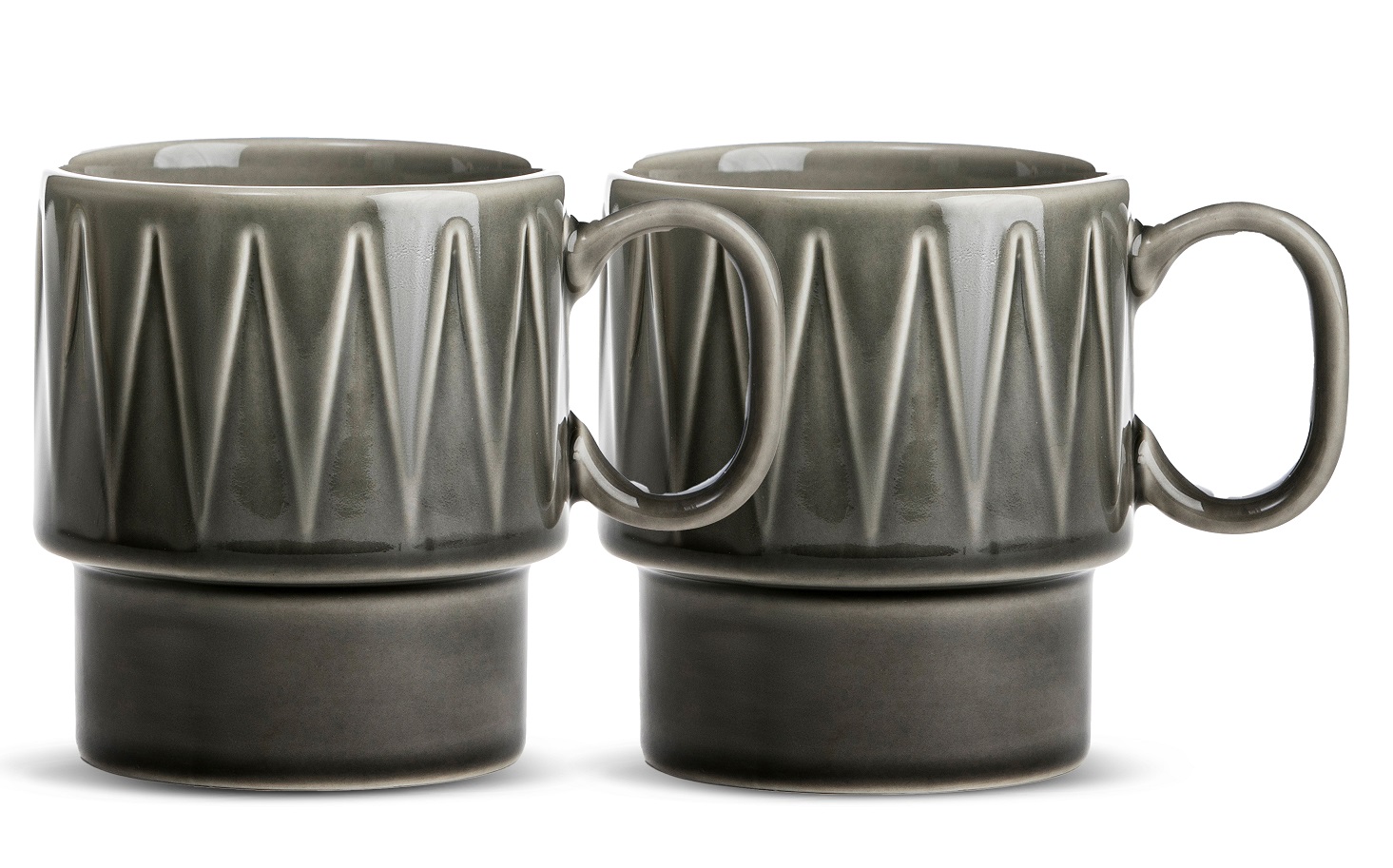 Coffee & More Coffee Mug 2-pcs (6) Grey Gift