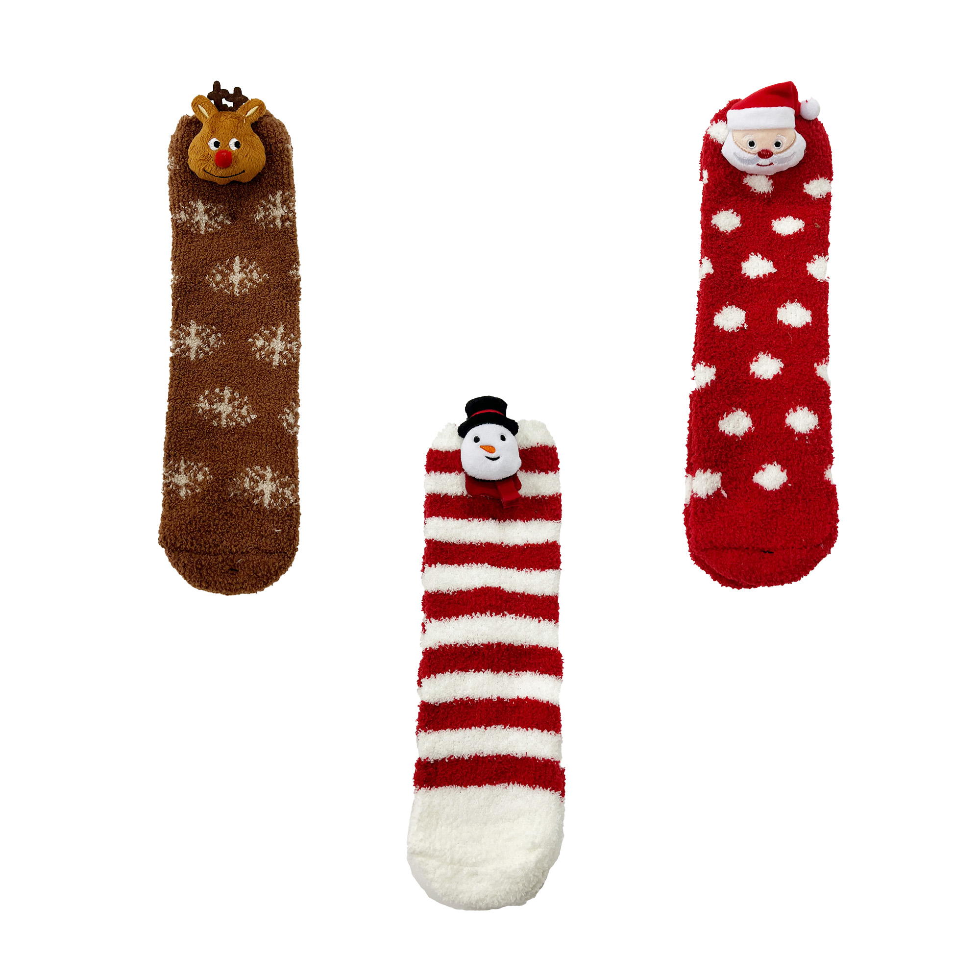 Hs Funny Xmas Socks One Size Assorti (24 Stuks) Gift
