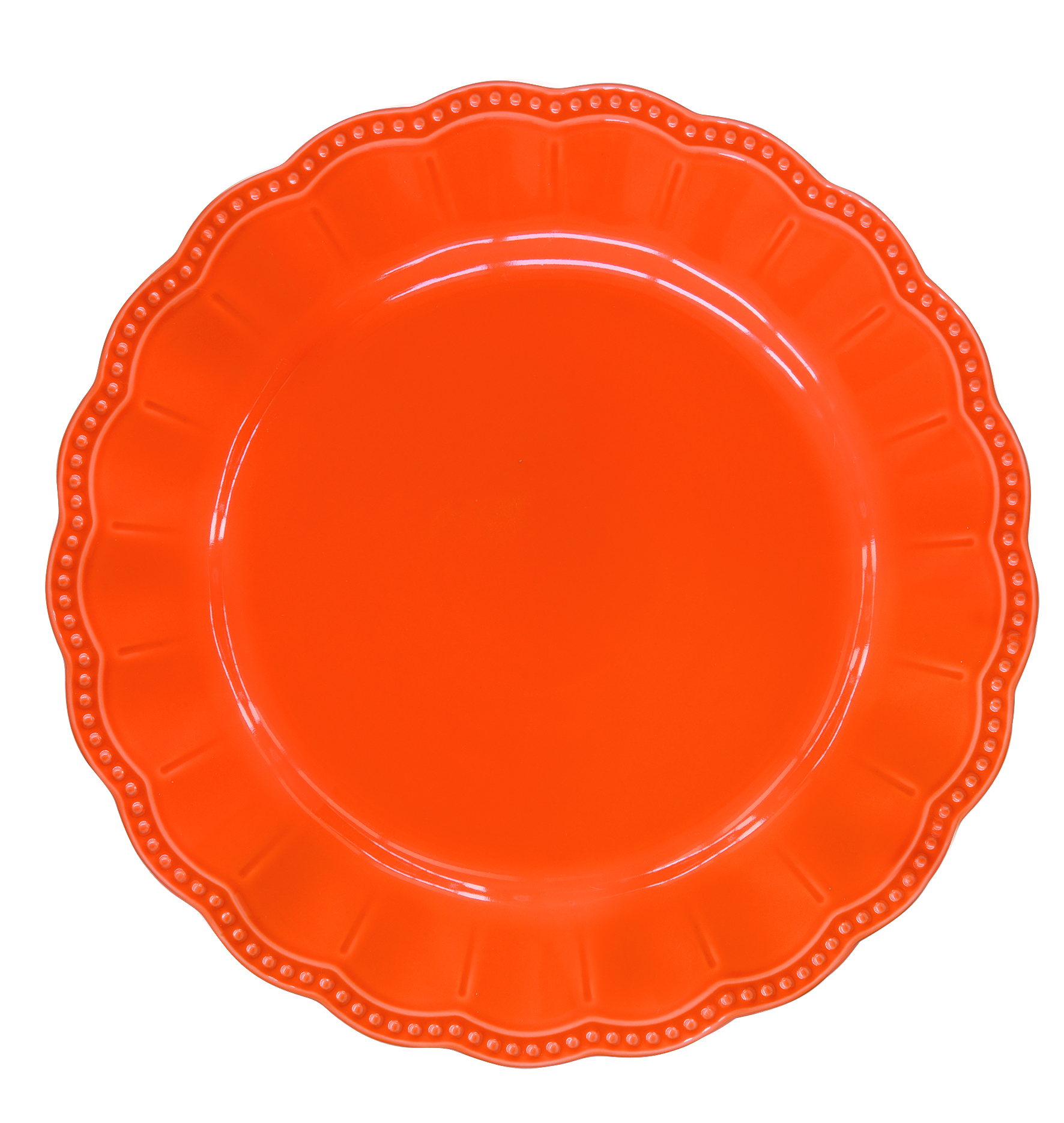 Porcelain Dinner Plate Ã˜ 26 Cm Twist & Match Orange Gift