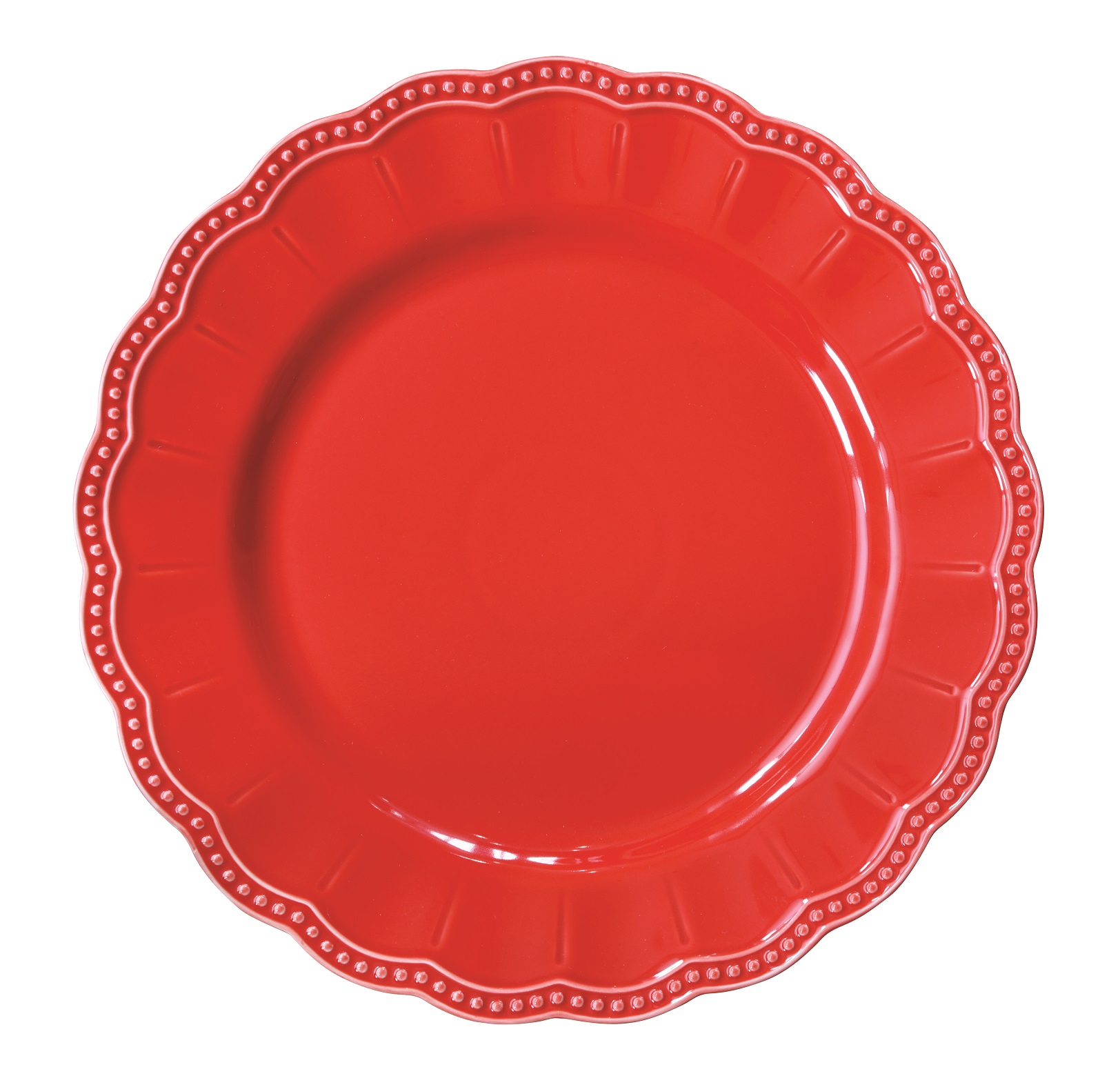 Porcelain Dinner Plate Ã˜ 26 Cm Twist & Match Red Gift