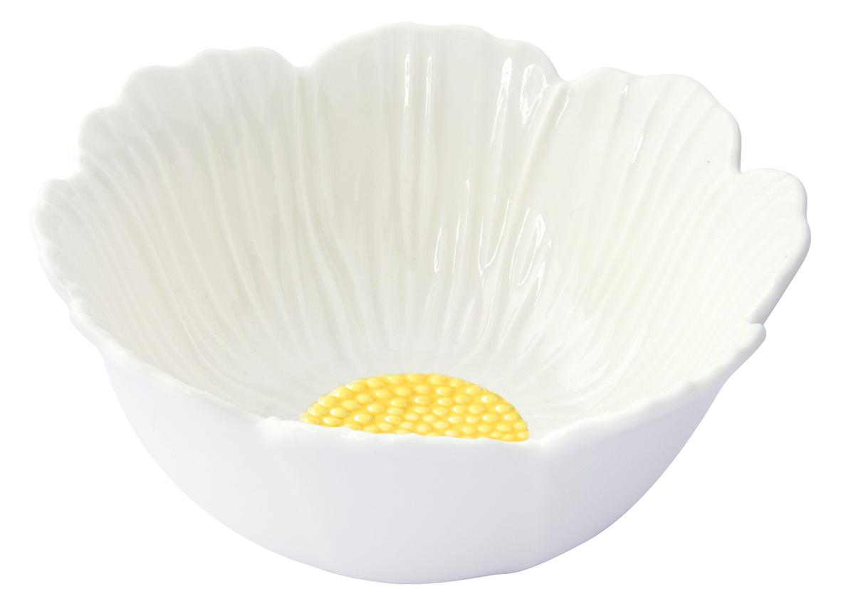 Porcelain Bowl Ã˜ 12 Cm In C.b. Twist & Match Yellow Gift