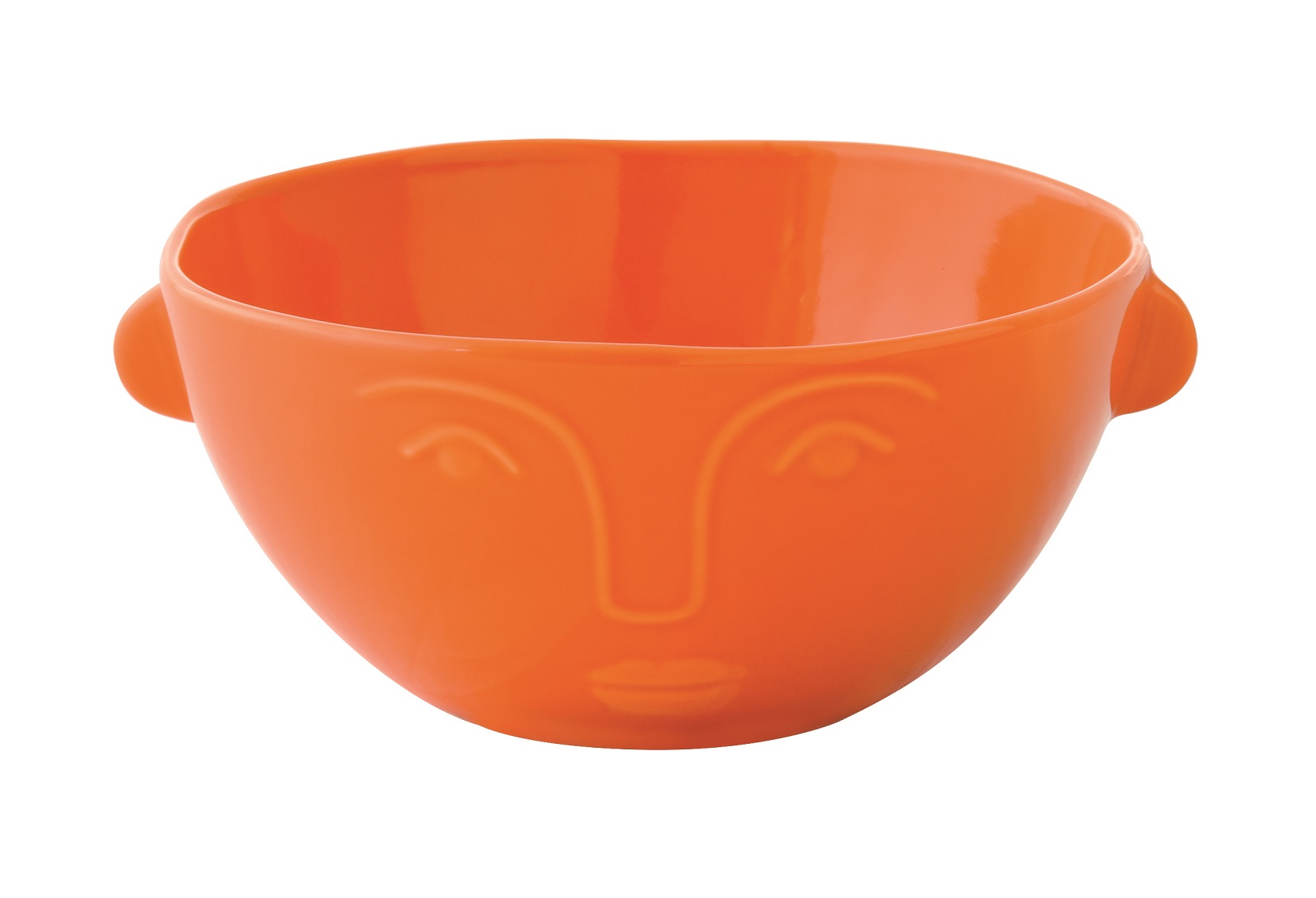 Porcelain Bowl 18x16 Cm In Color Box Twist & Match Orange Gift