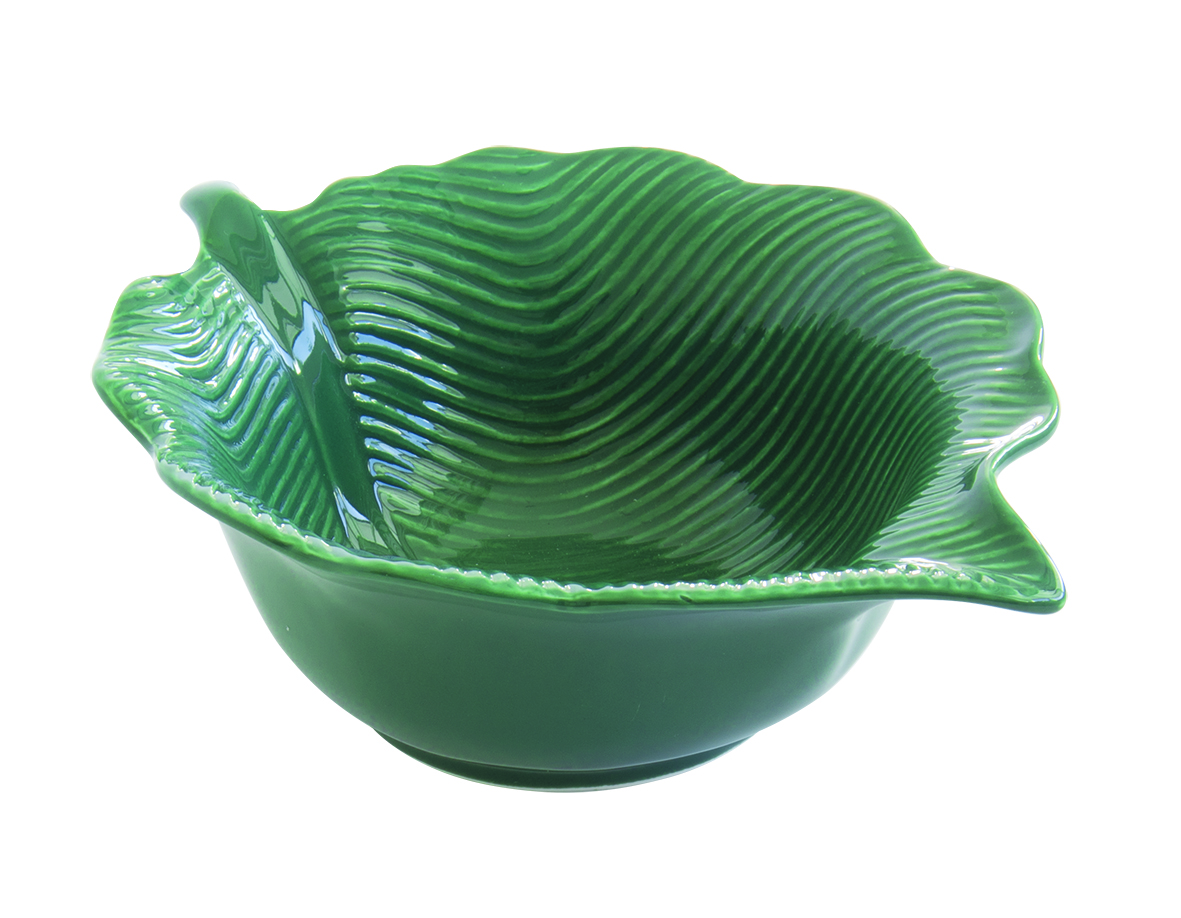 Porcelain Bowl 21x16 Cm In Color Box Twist & Match Green Gift