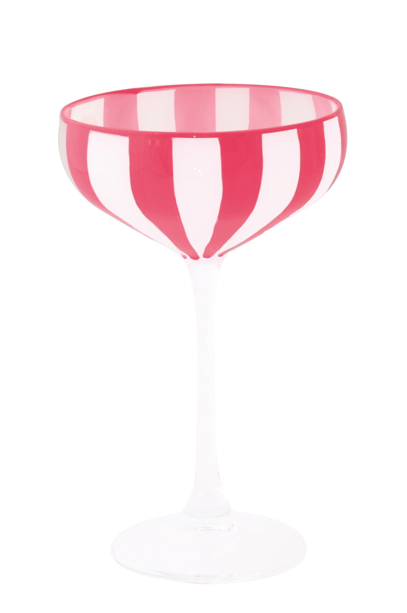 Champagne Glass 250 Ml In Color Box Twist & Match Aquamarine-pink Gift