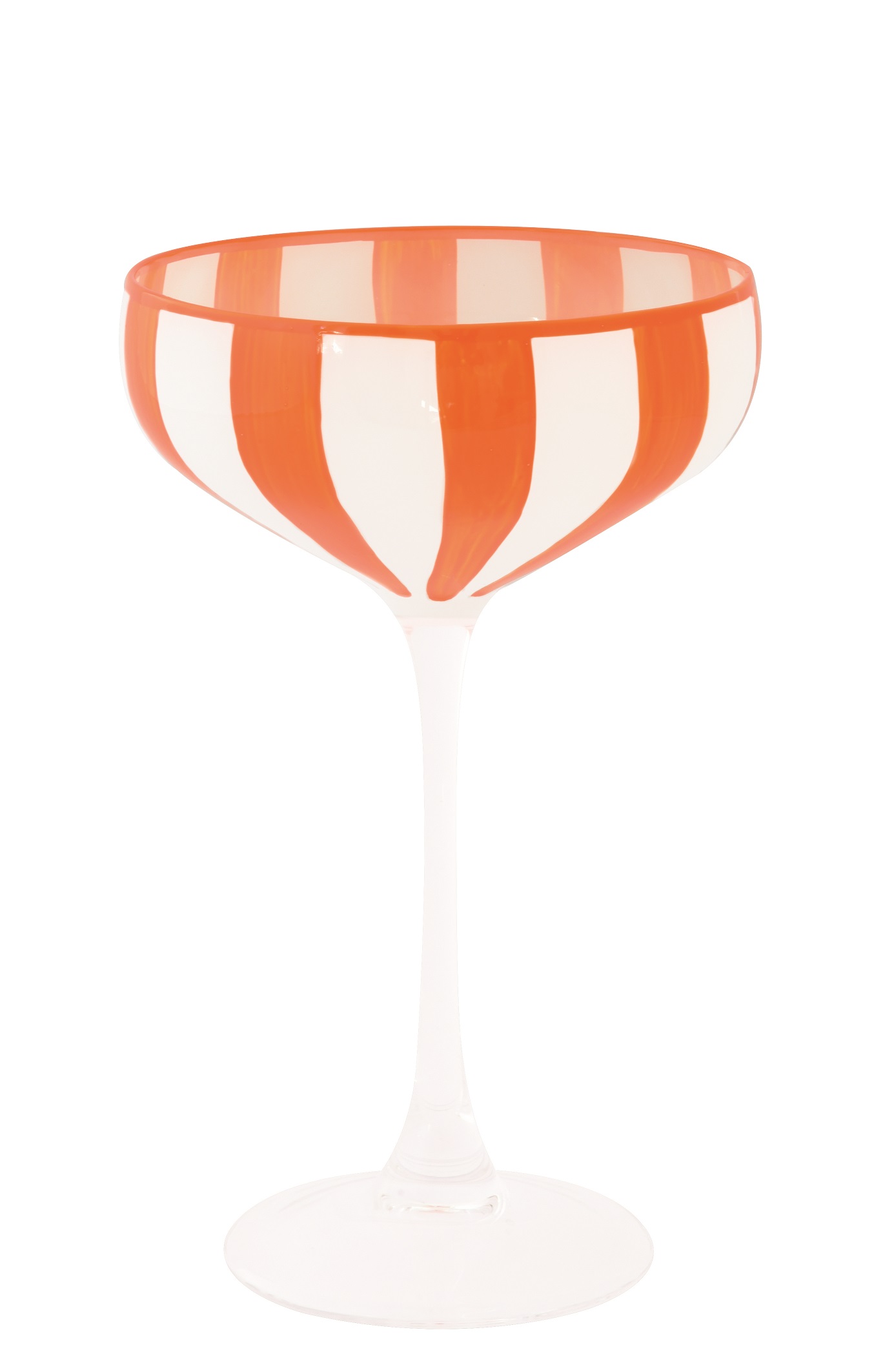 Champagne Glass 250 Ml In Color Box Twist & Match Orange Gift