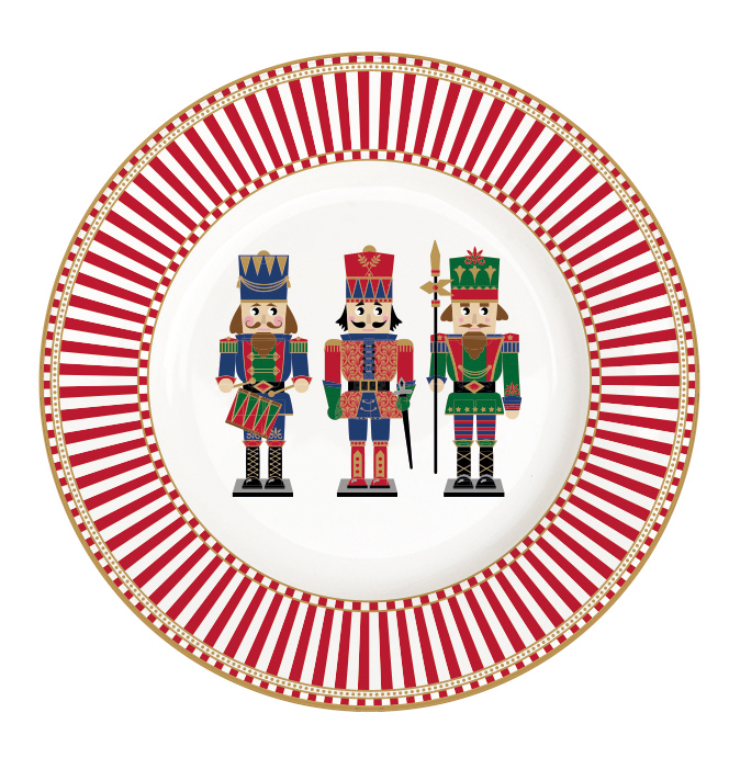 Porcelain Side Plate Ã˜ 19 Cm Nutcracker Gift