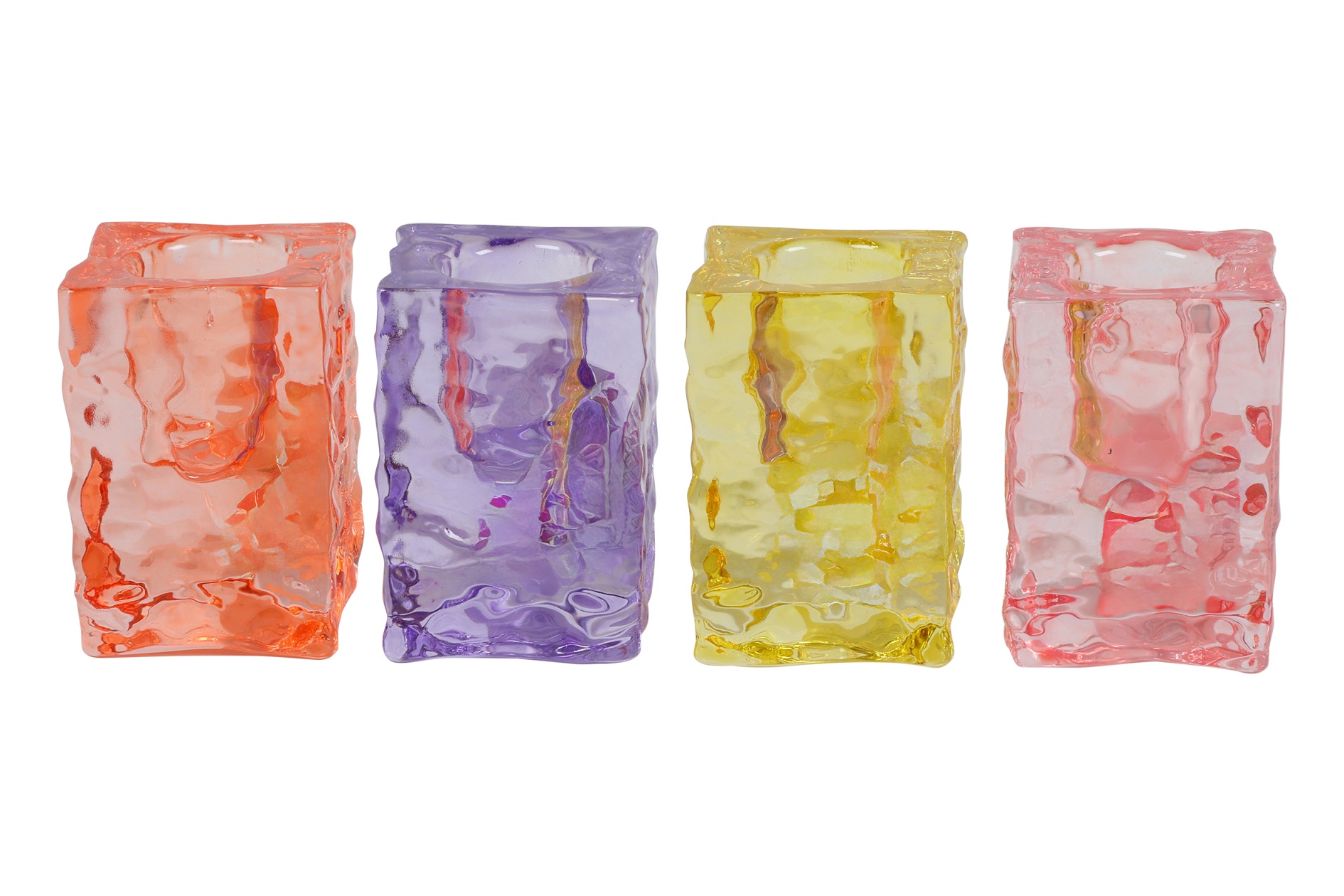 Candle Holder Skyler S 4 Assorted Multicolor Gift