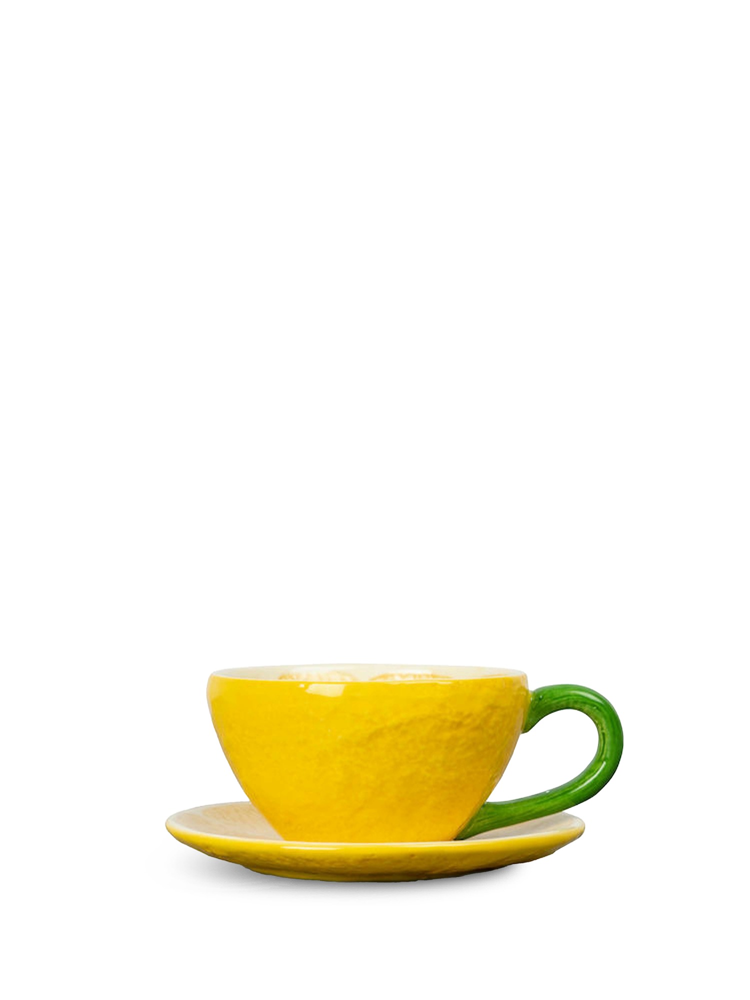 Cup And Plate Lemon (4) Yellow (incl Box) Gift