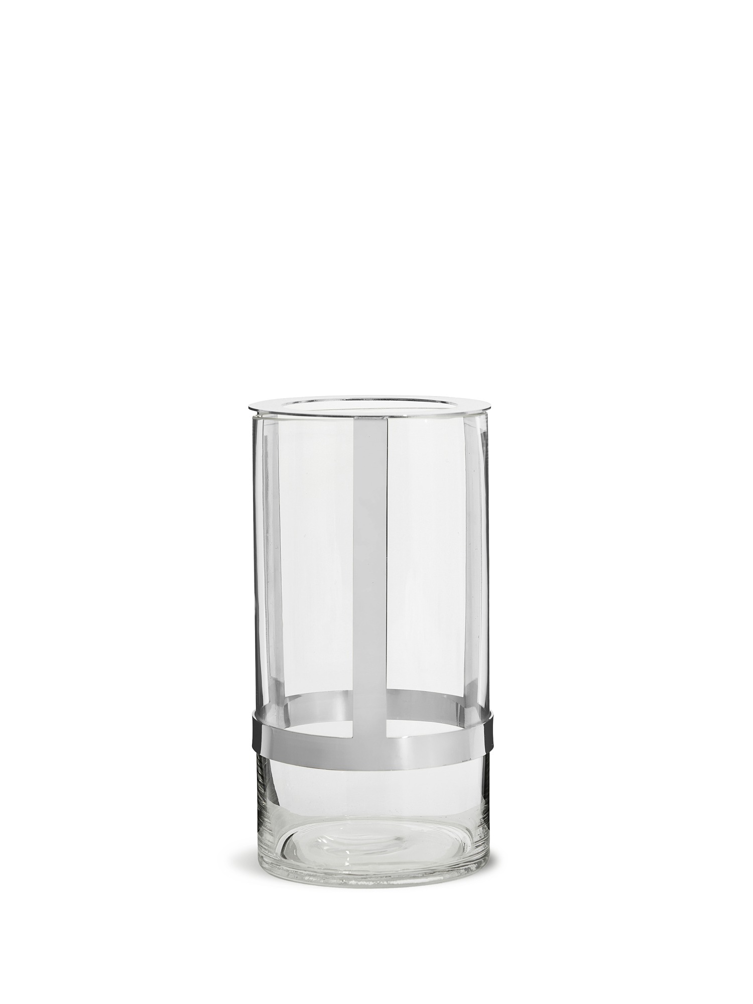 Hold Vase Medium (6) Clear/silver Gift