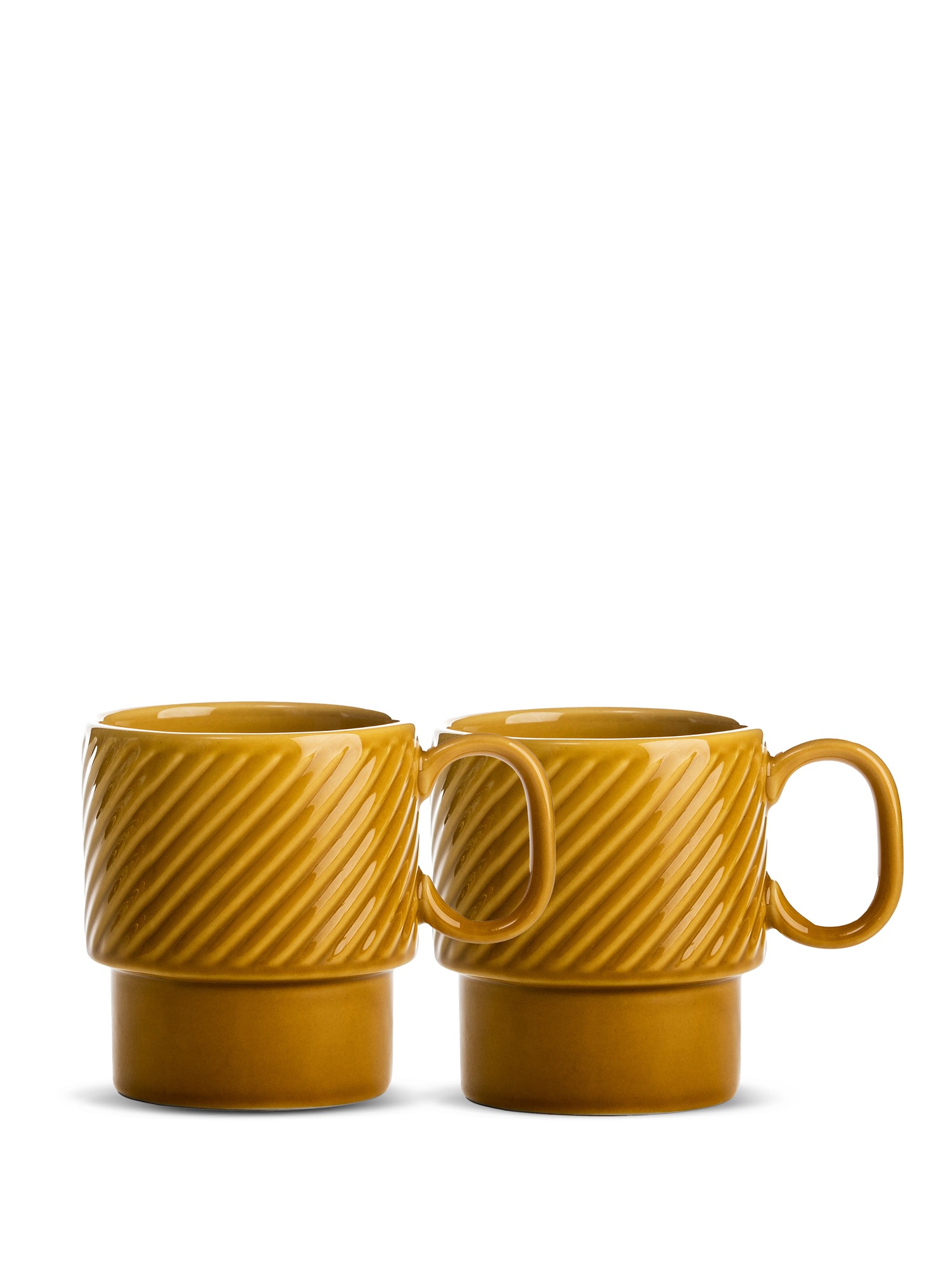 Coffee & More Coffee Mug 2-pcs (6) Yellow Gift