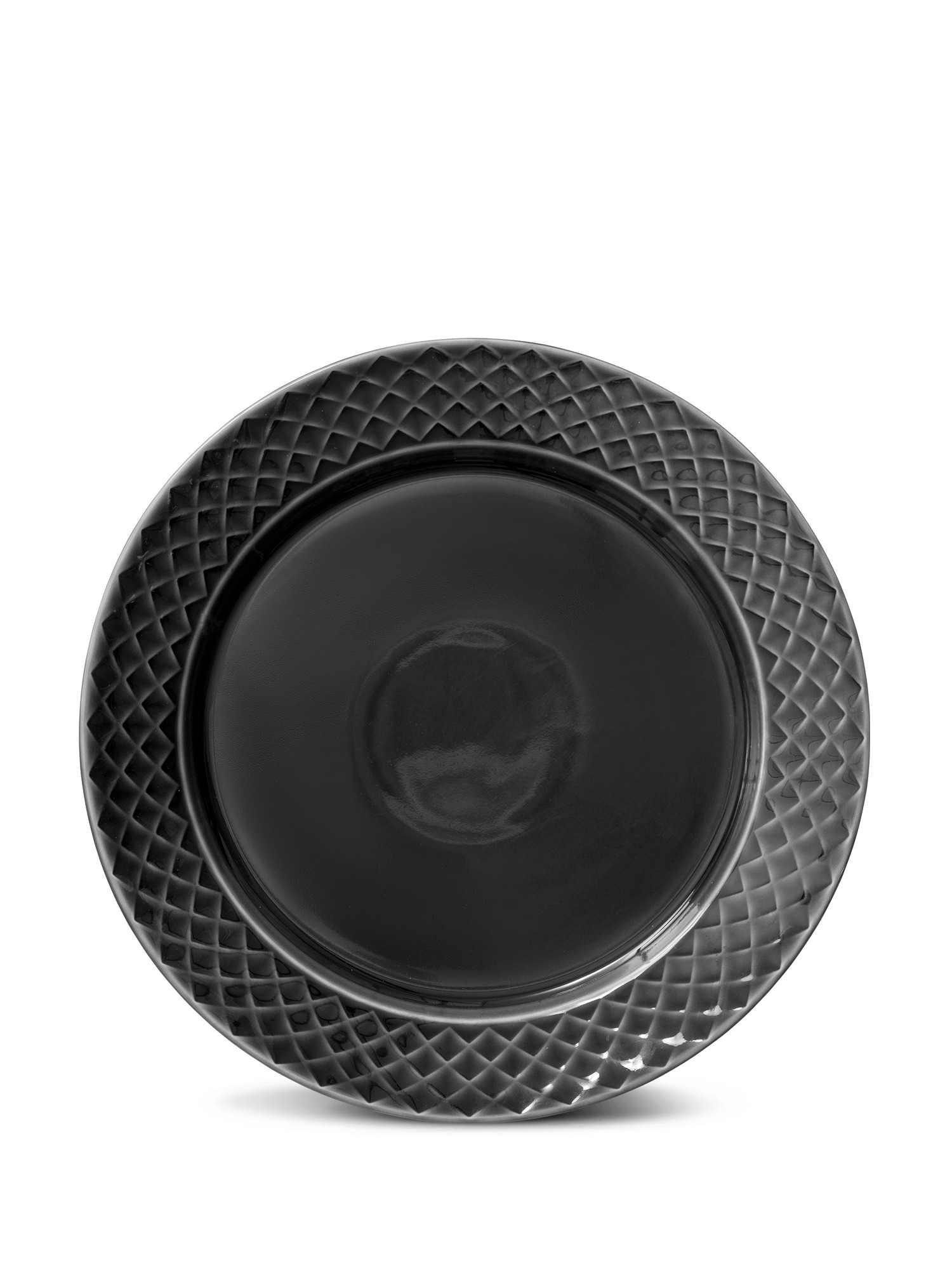 Coffee & More Plate (4) Grey Gift