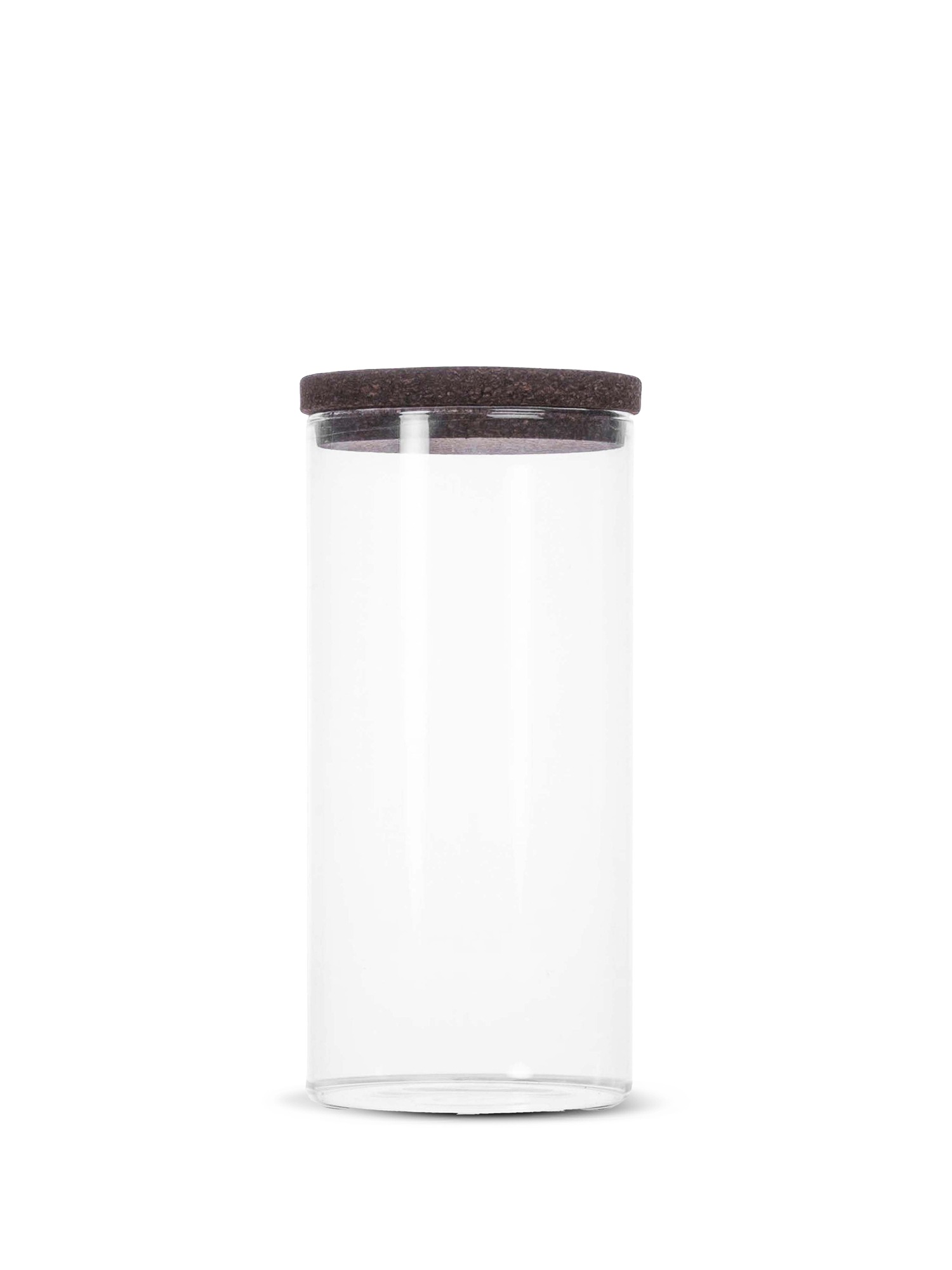 Nature Box With Cork Lid L (6) Clear/dark Brown Gift