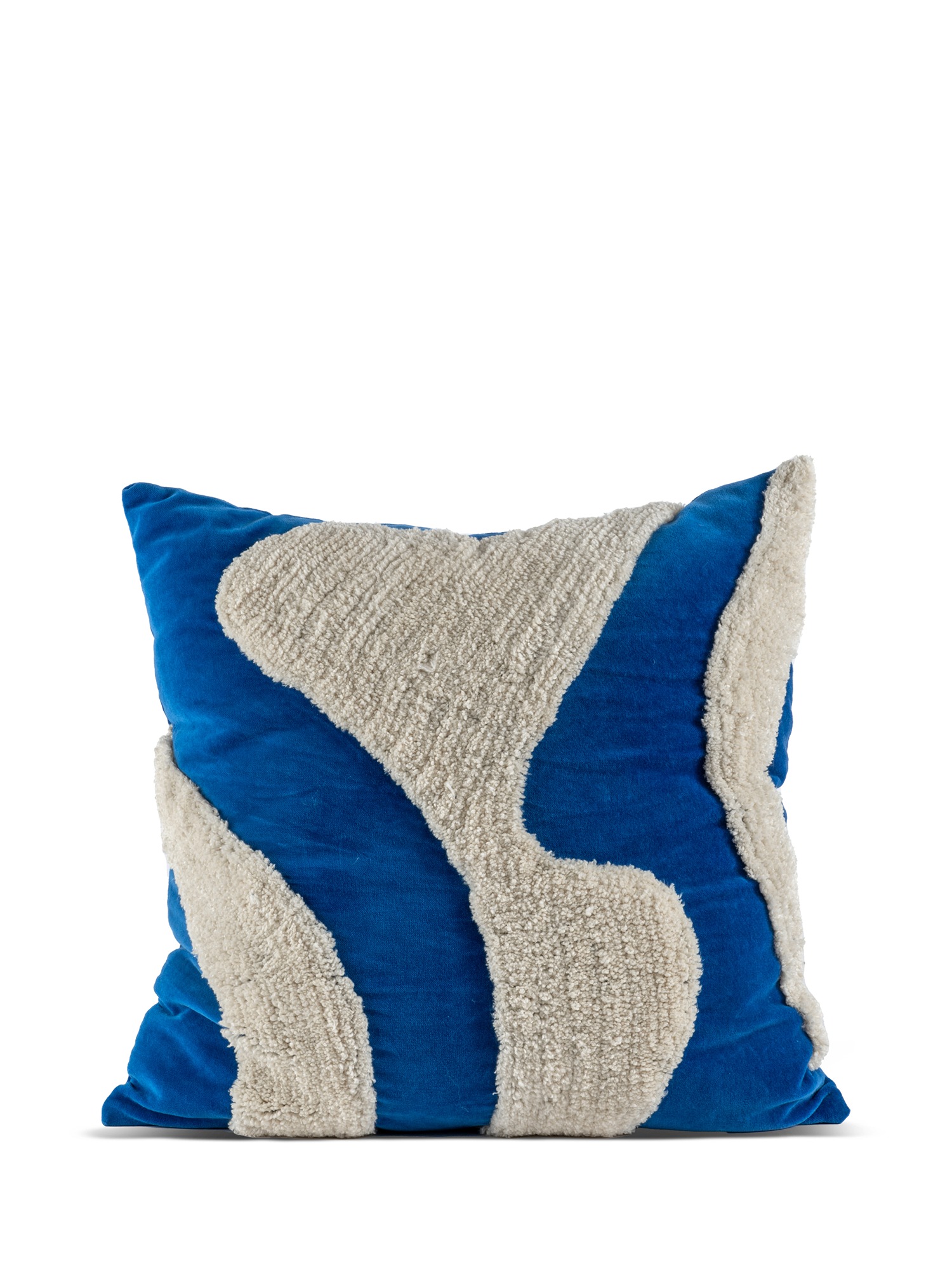 Pillow Fluffy (2) Blue/beige Gift