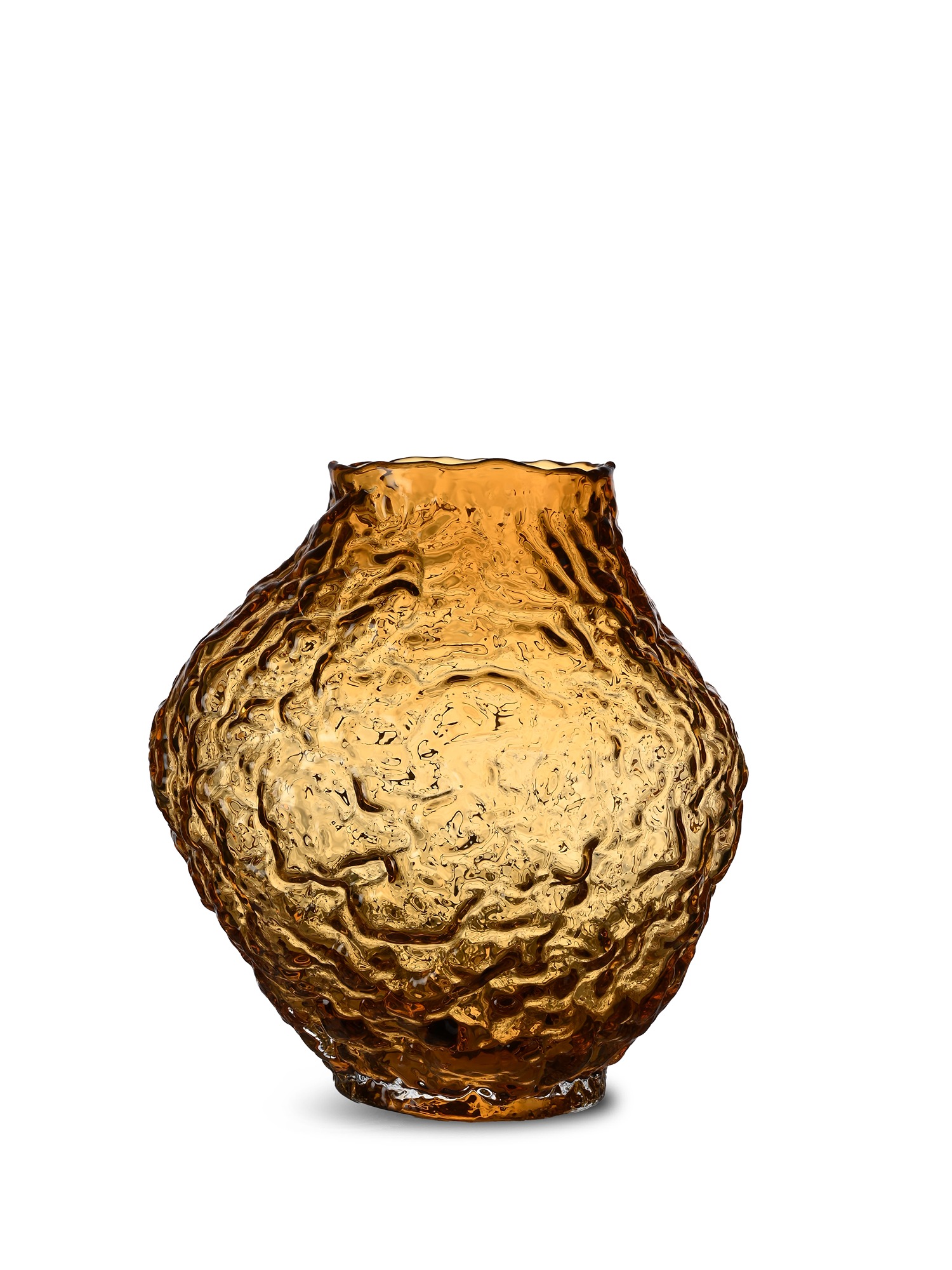 Vase Corallo M (2) Light Amber Gift