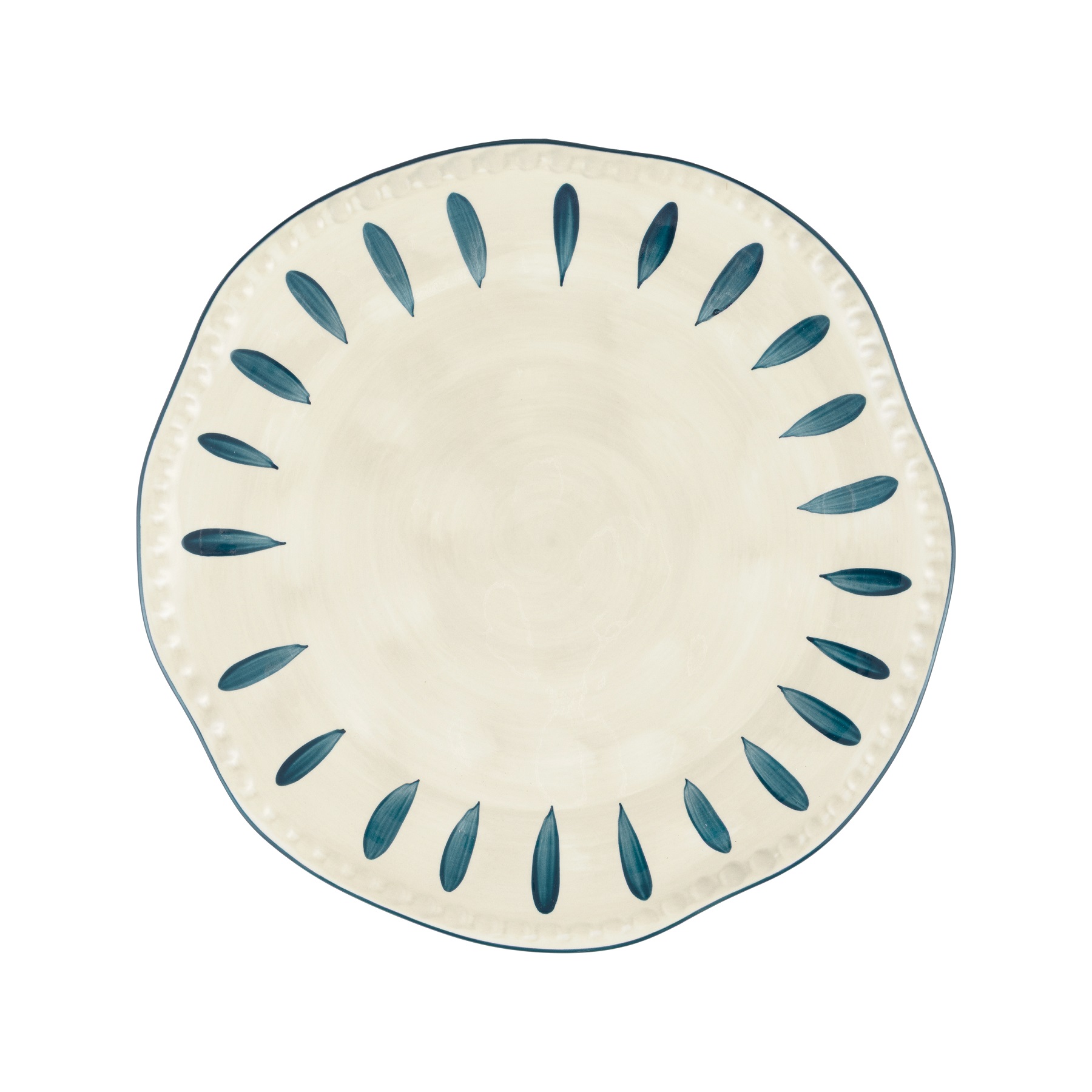 Domitilla Blu Notte Round Plate Gift