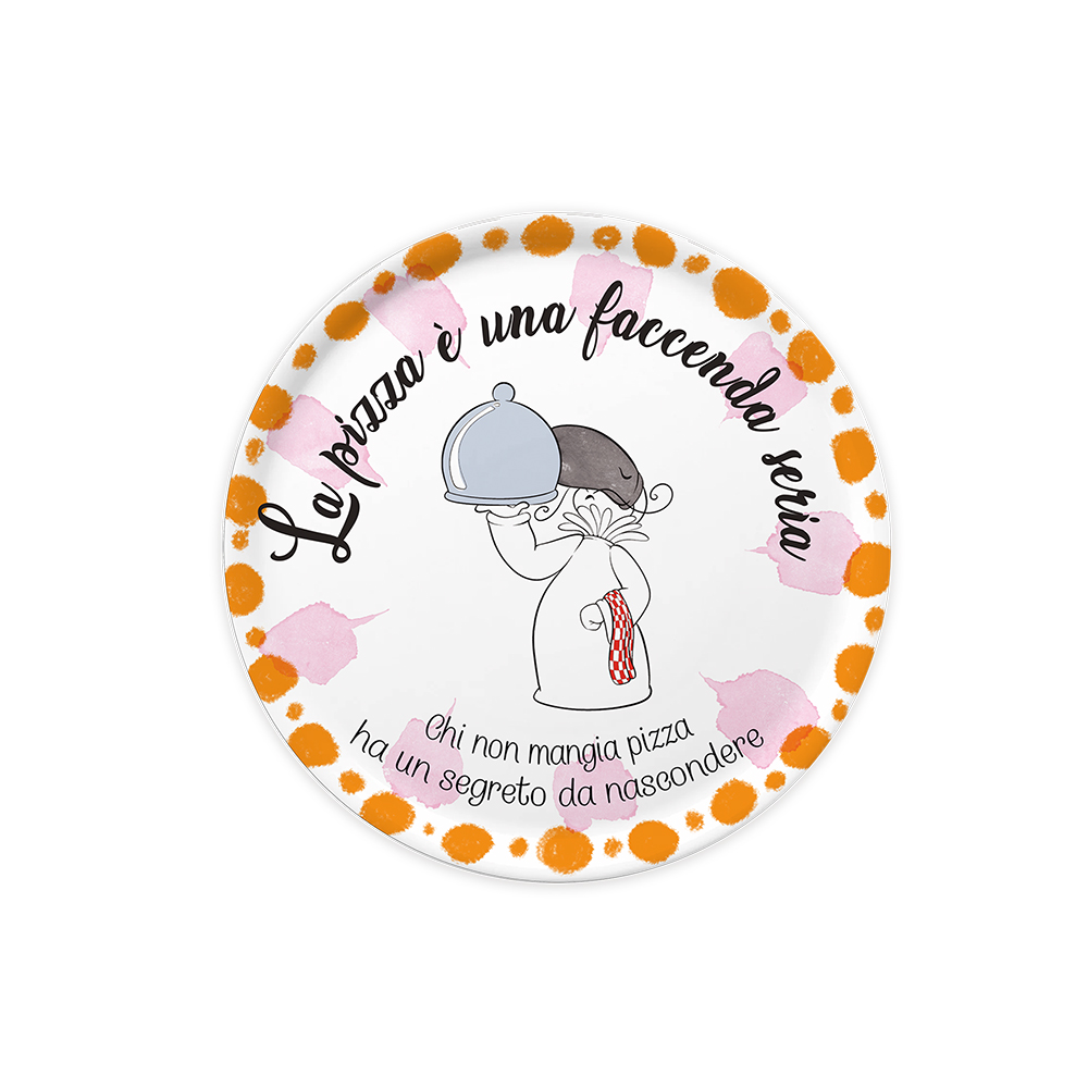 Chepizza Pizza Plate Rosa Gift