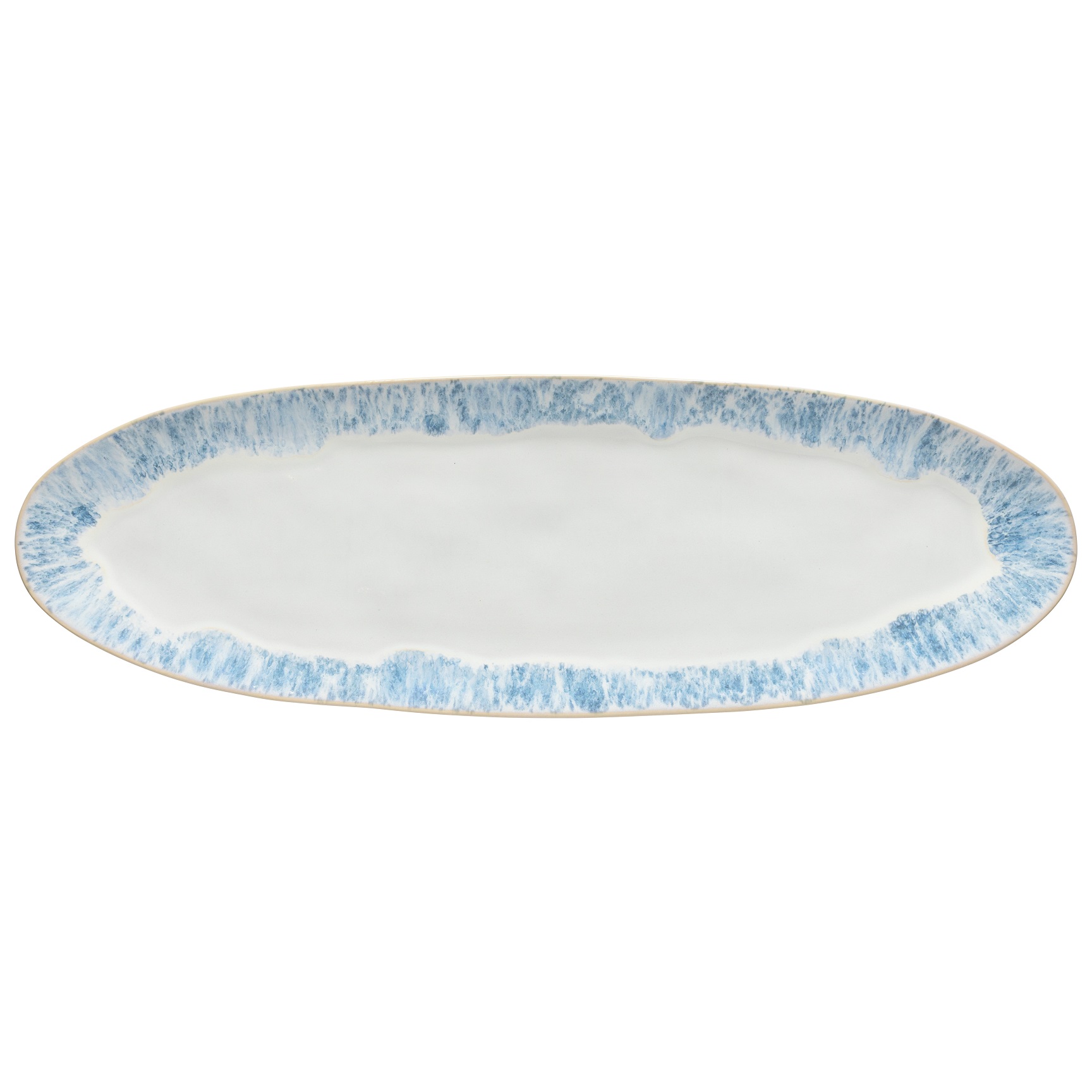 Brisa Ria Blue Oval Platter 54cm Gift