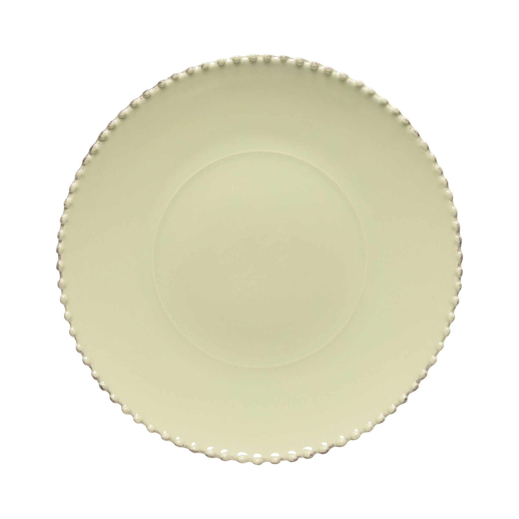 Pearl Lily Green Charger Plate/platter 34cm Gift
