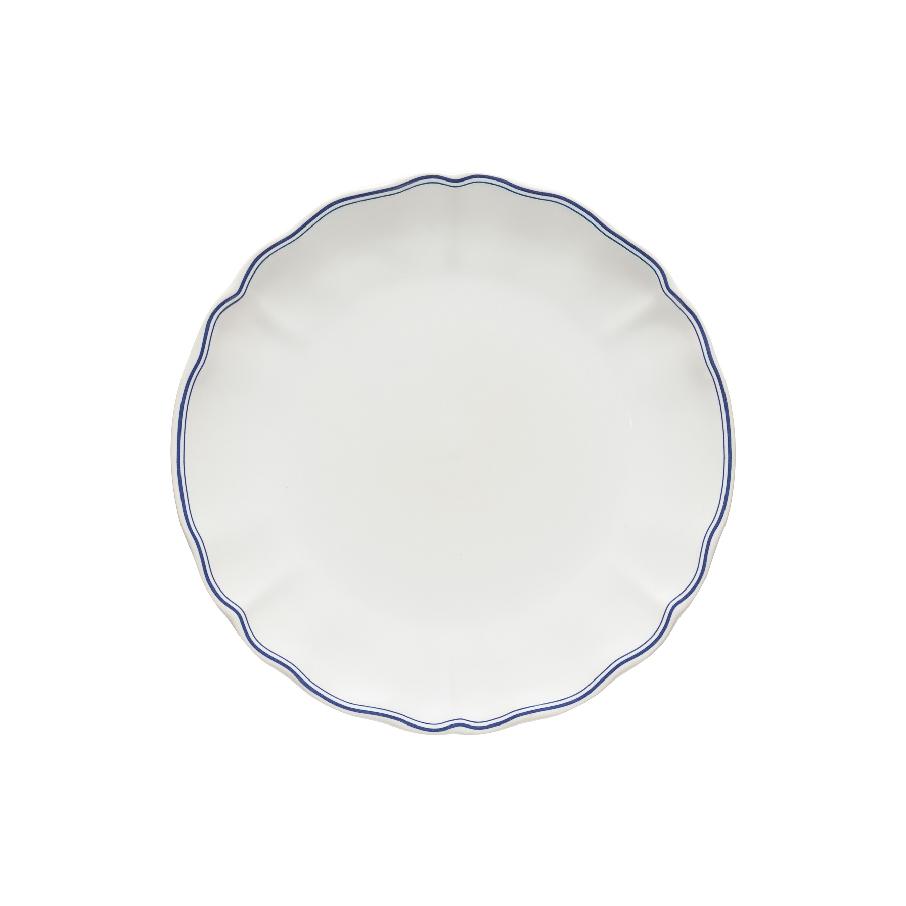 Vila White/blue Filet Dinner Plate 27cm Gift